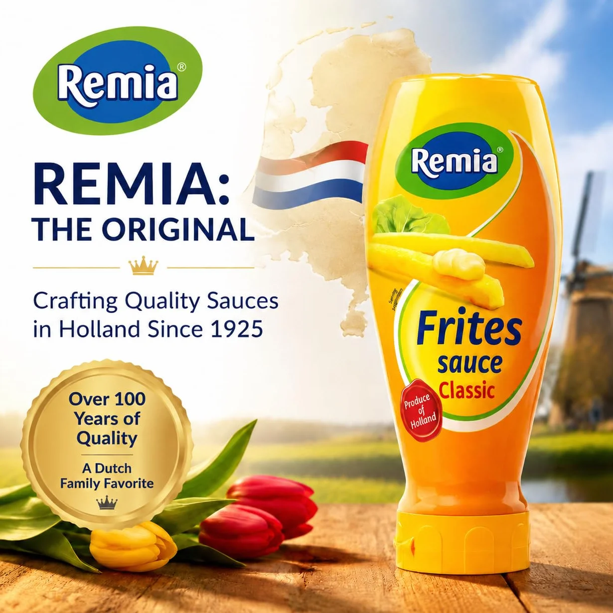 Remia Fritesaus - holenderski sos frytkowy - 500 ml