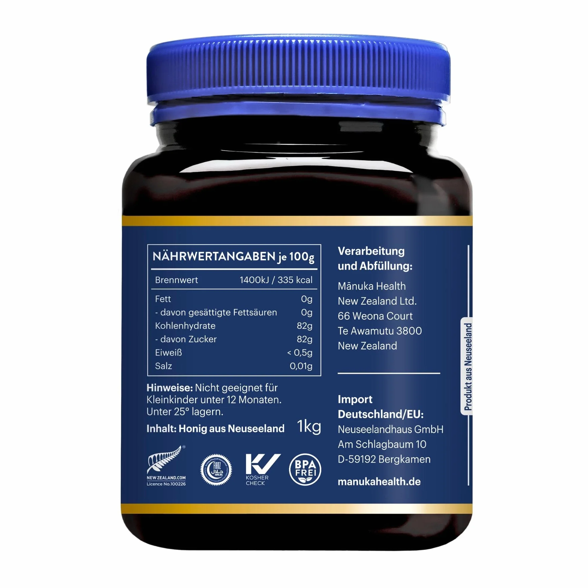 Miód Manuka MGO 400+ 1000 g