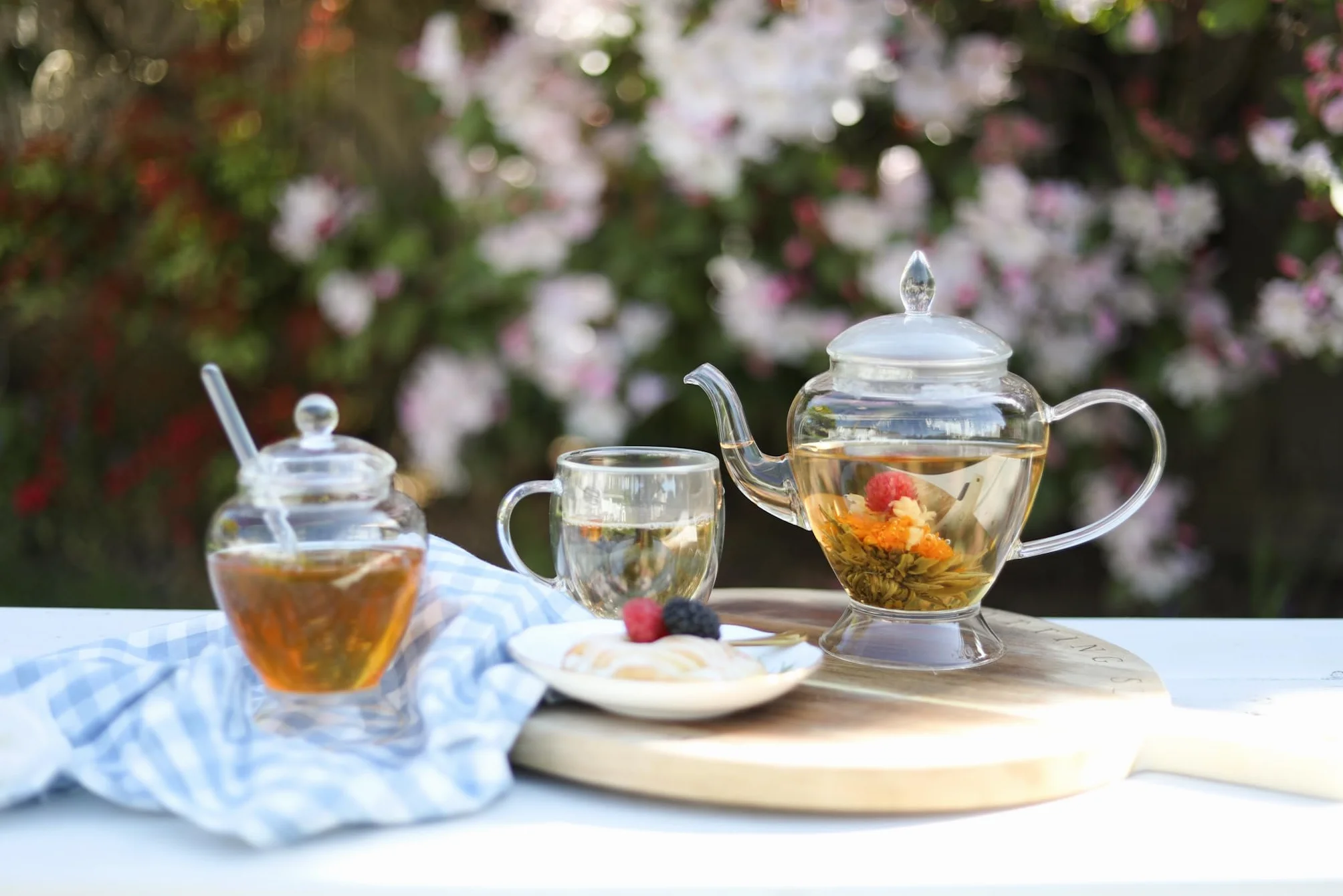 Teabloom Flowering Teas 12 herbat kwiatowych w pojemniku