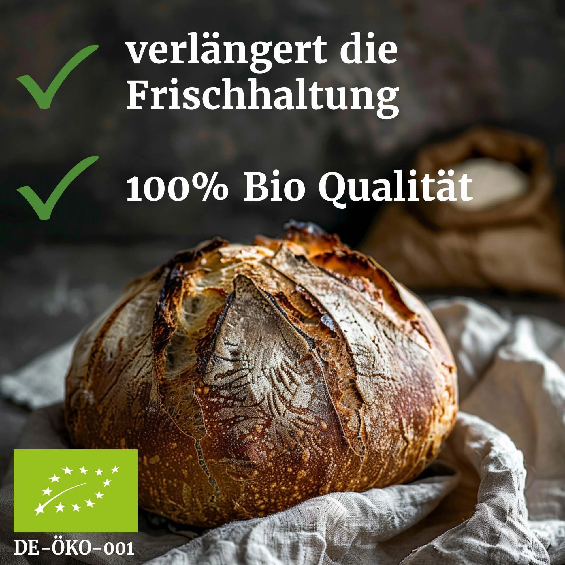 Organiczna mąka słodowa - diastatic słód w proszku - do pieczenia - wysoka jakość i aktywność enzymatyczna - słodowana mąka chlebowa - bez dodatków - 1 kg organicznej mąki pszennej