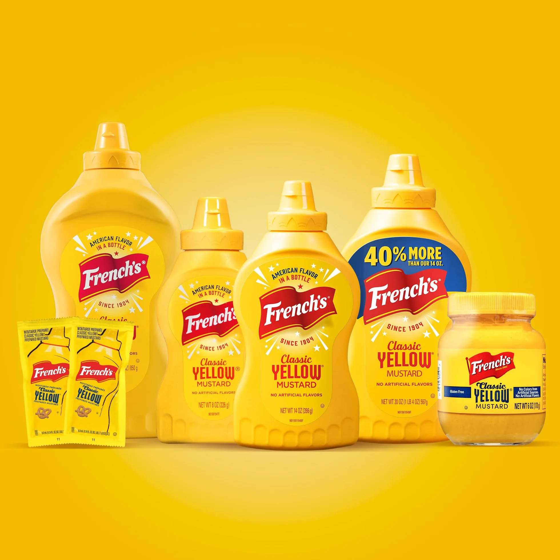 French's Yellow Mustard Musztarda, 227 g