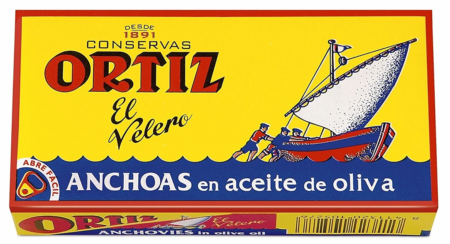 Ortiz Anchoas En Aceite De Oliva - Anchovies In Oliwa z oliwek, Filety z Sardeli, 3 x 47 g