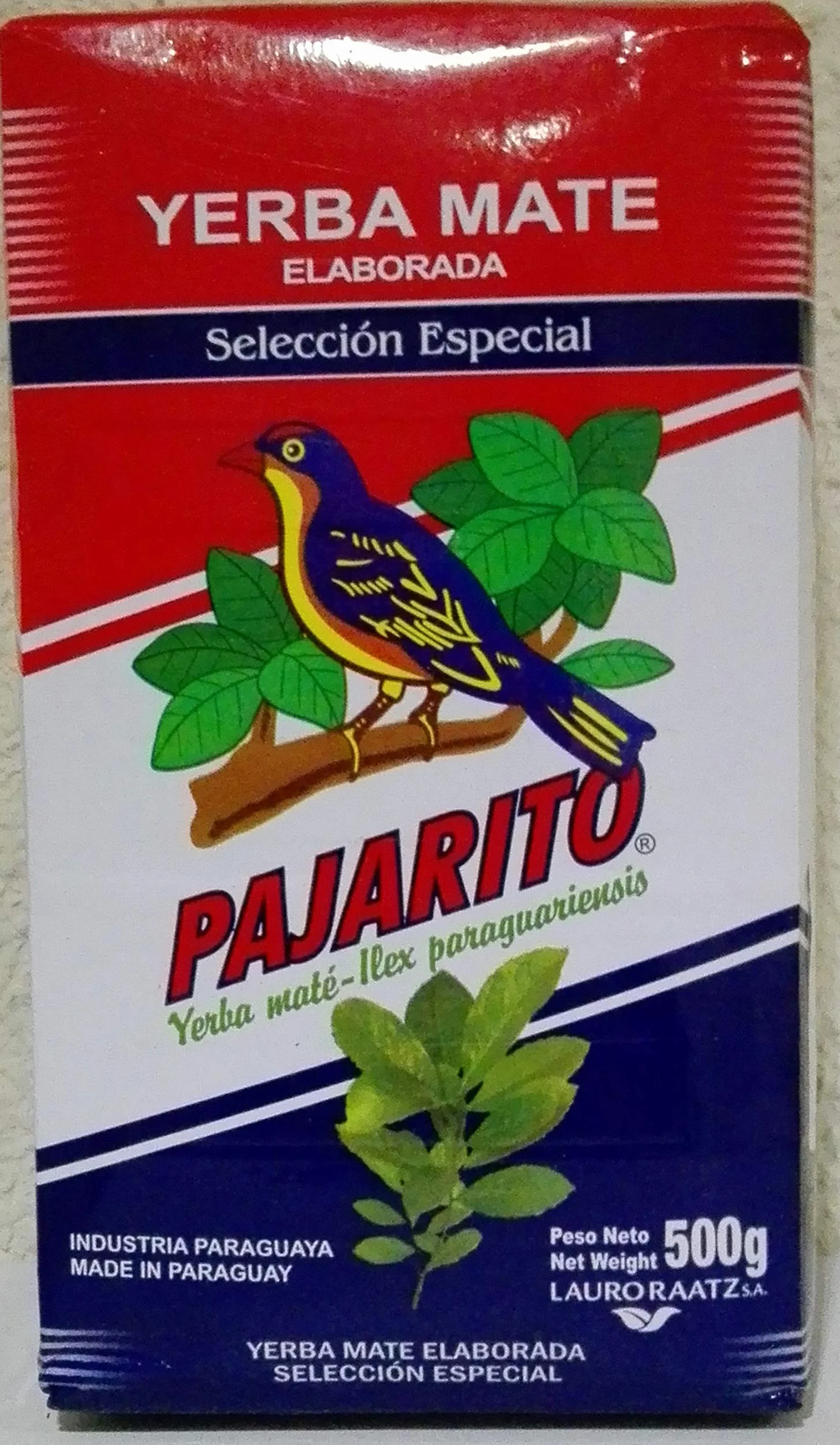 Yerba Mate Special Pajarito 500gr