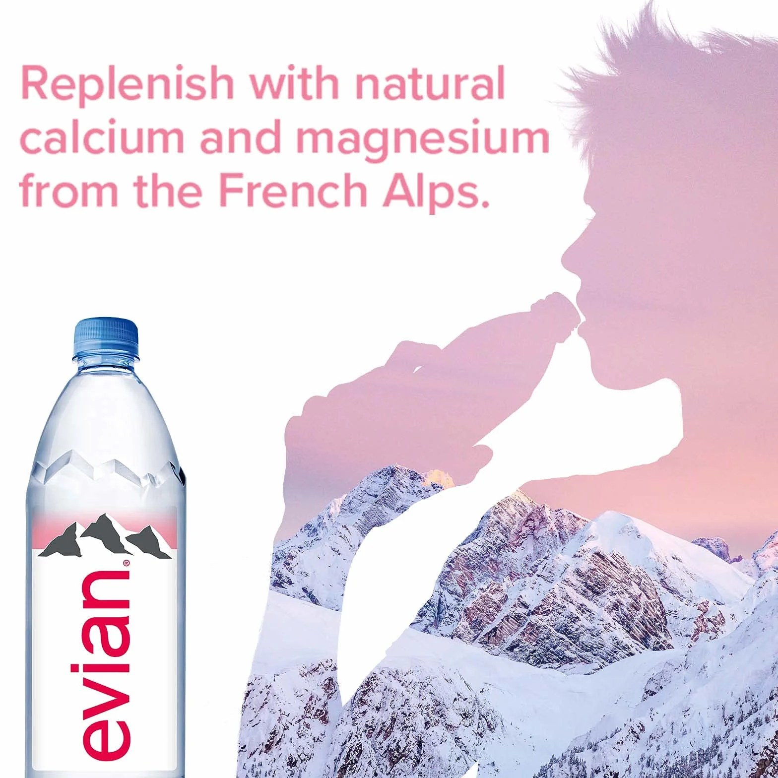 Evian Woda niegazowana 500 ml opakowanie 24 szt