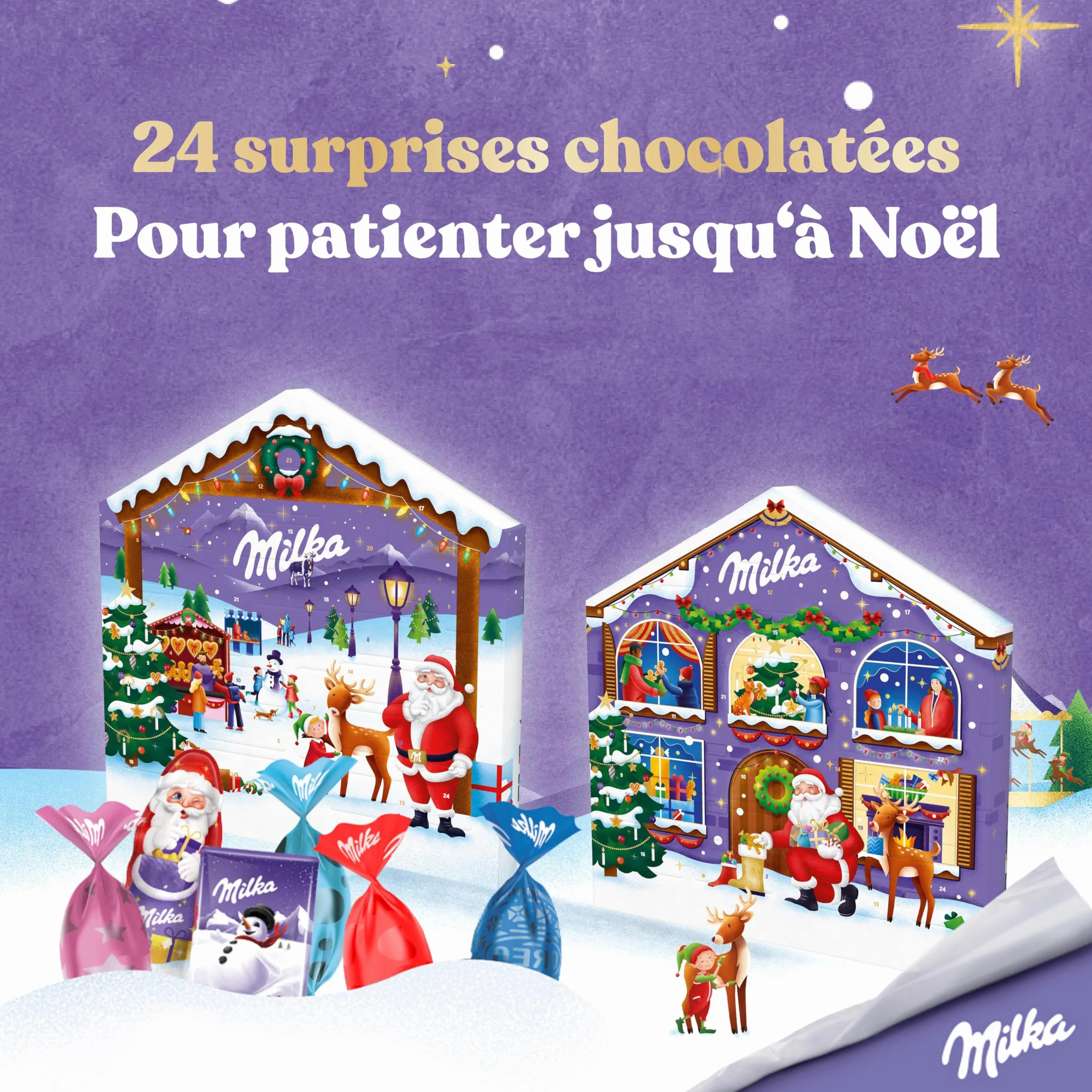 Milka Magic Mix Kalendarz adwentowy Czekoladki 147 g