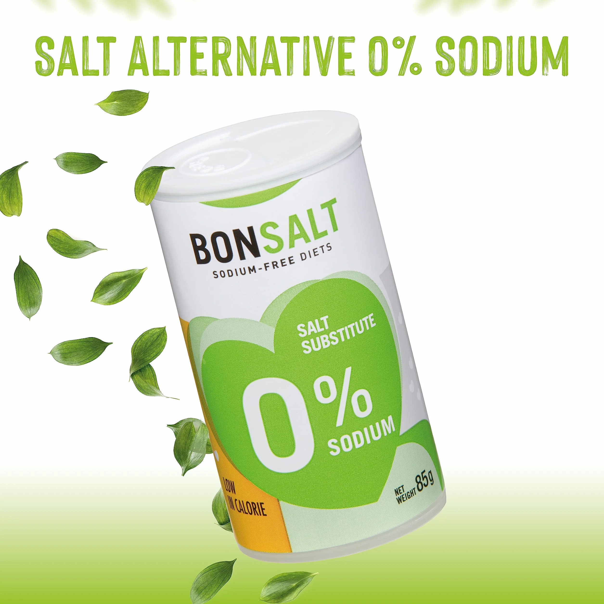 Sól bez sodu - Bonsalt Alternatywa dla soli o 0 sodu - Sól Substytut soli zwykłej - Idealny w dietach o niskiej zawartości sodu - Niska zawartość kalorii - Keto - Castello since 1907-4 x 85g = 340g