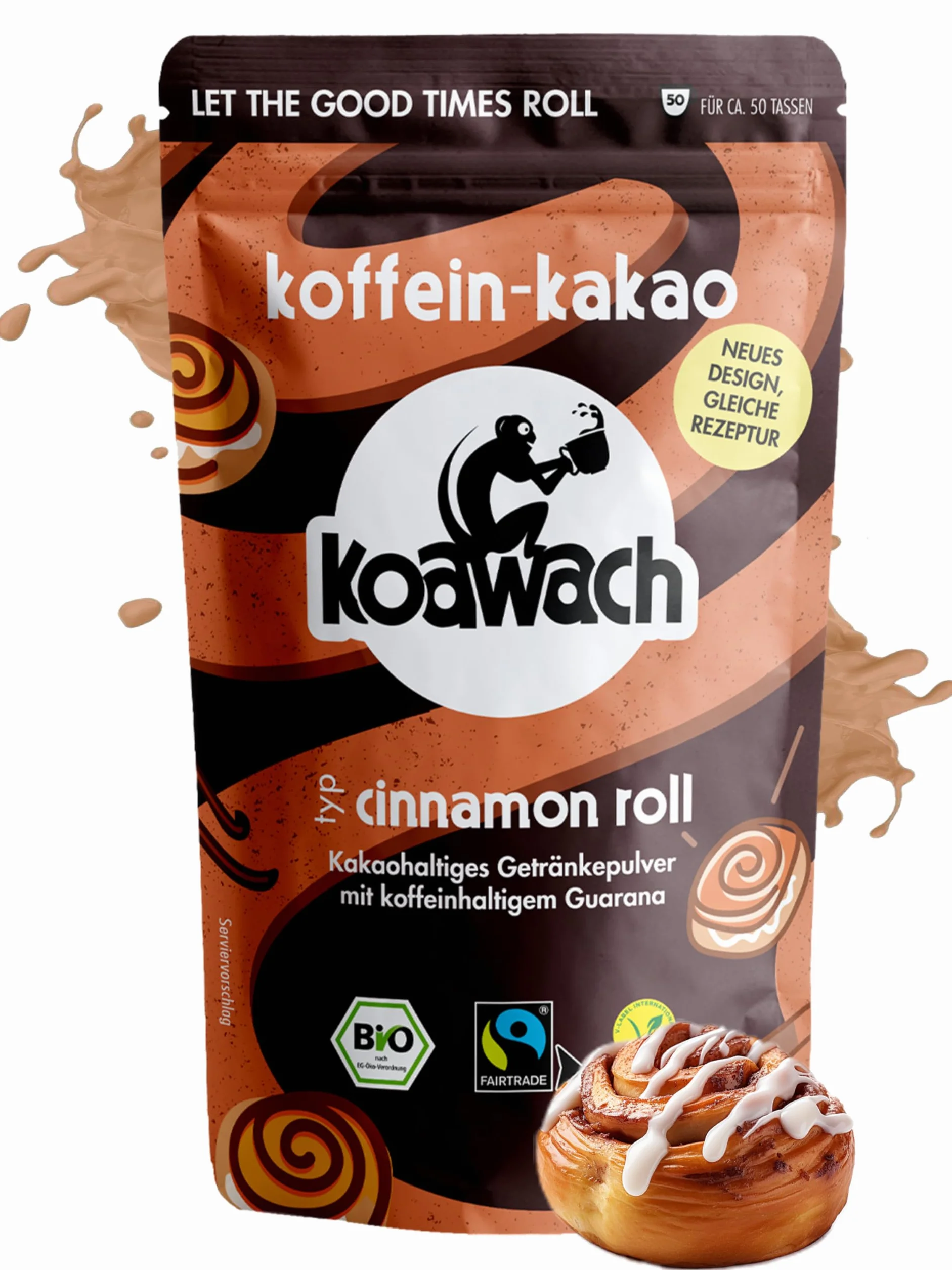 Koawach Cinnamon Roll kakao w proszku czekolada do picia Bio Fairtrade 500 g