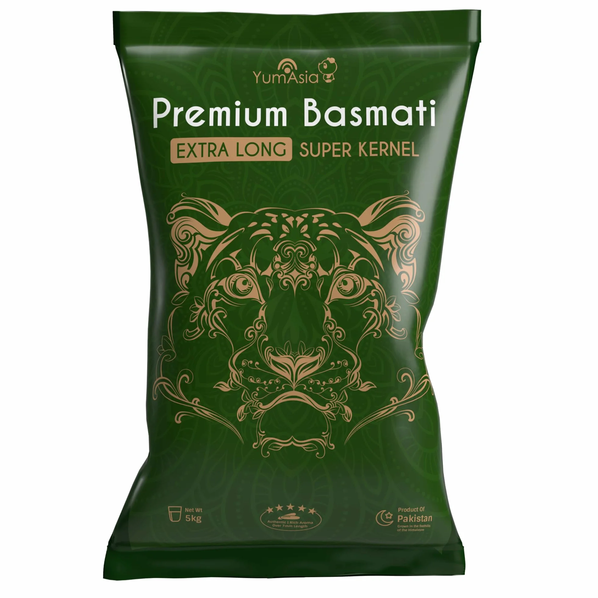 Yum Asia Super Kernel Premium Ryż Basmati 5kg