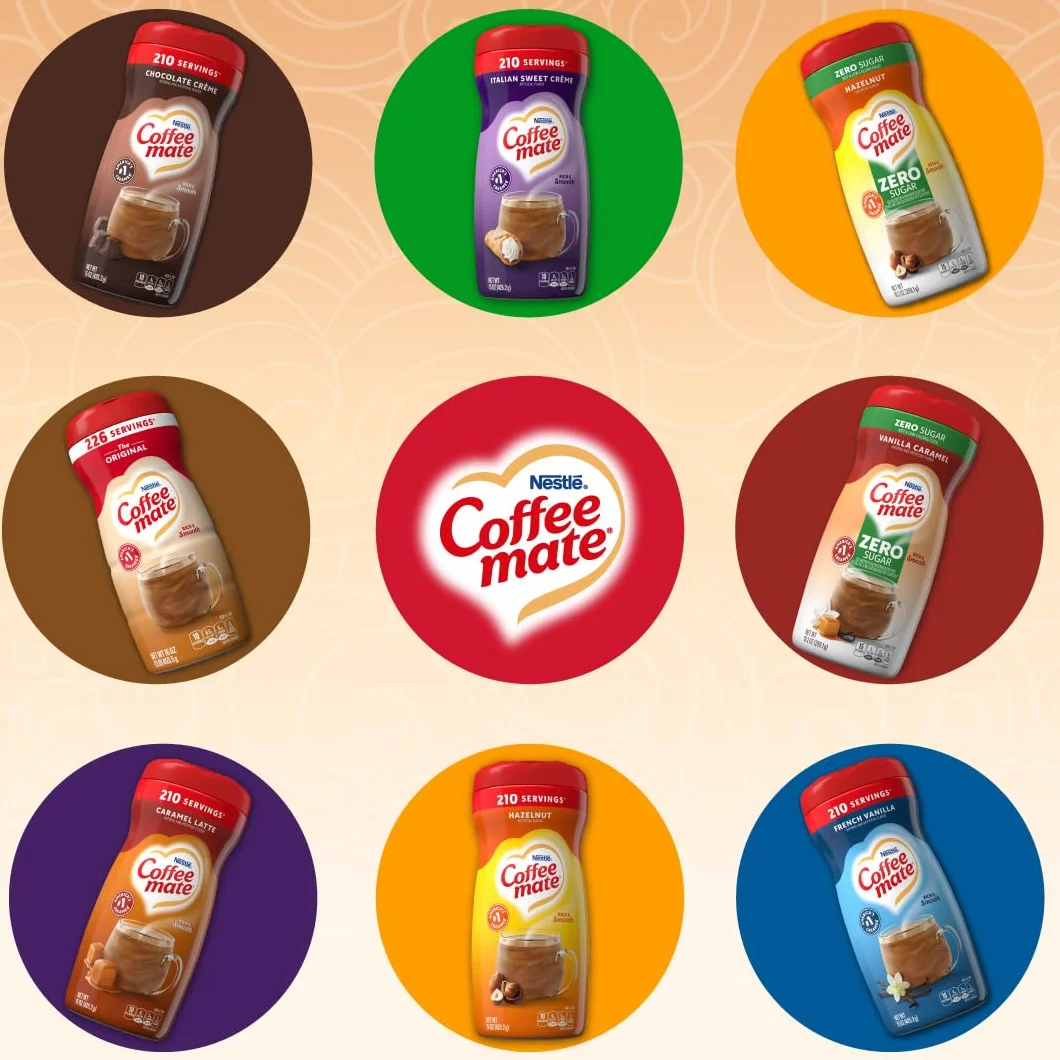 Nestle Coffee-Mate Vanilla Caramel Sugar Free, 1 opakowanie (1 x opakowanie 289 g)