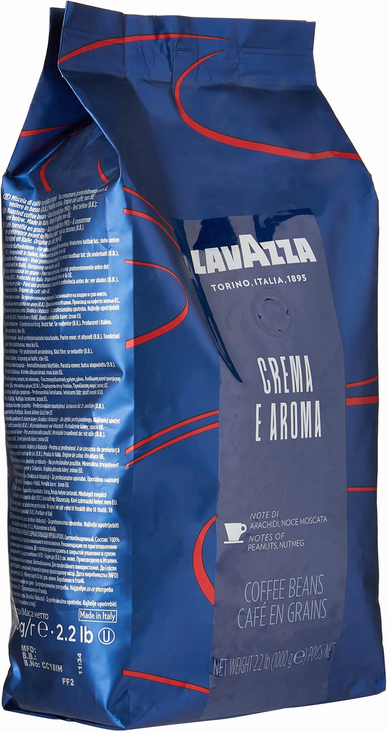 Lavazza Crema Aroma (Blue) Kawa Ziarnista, 1 kg