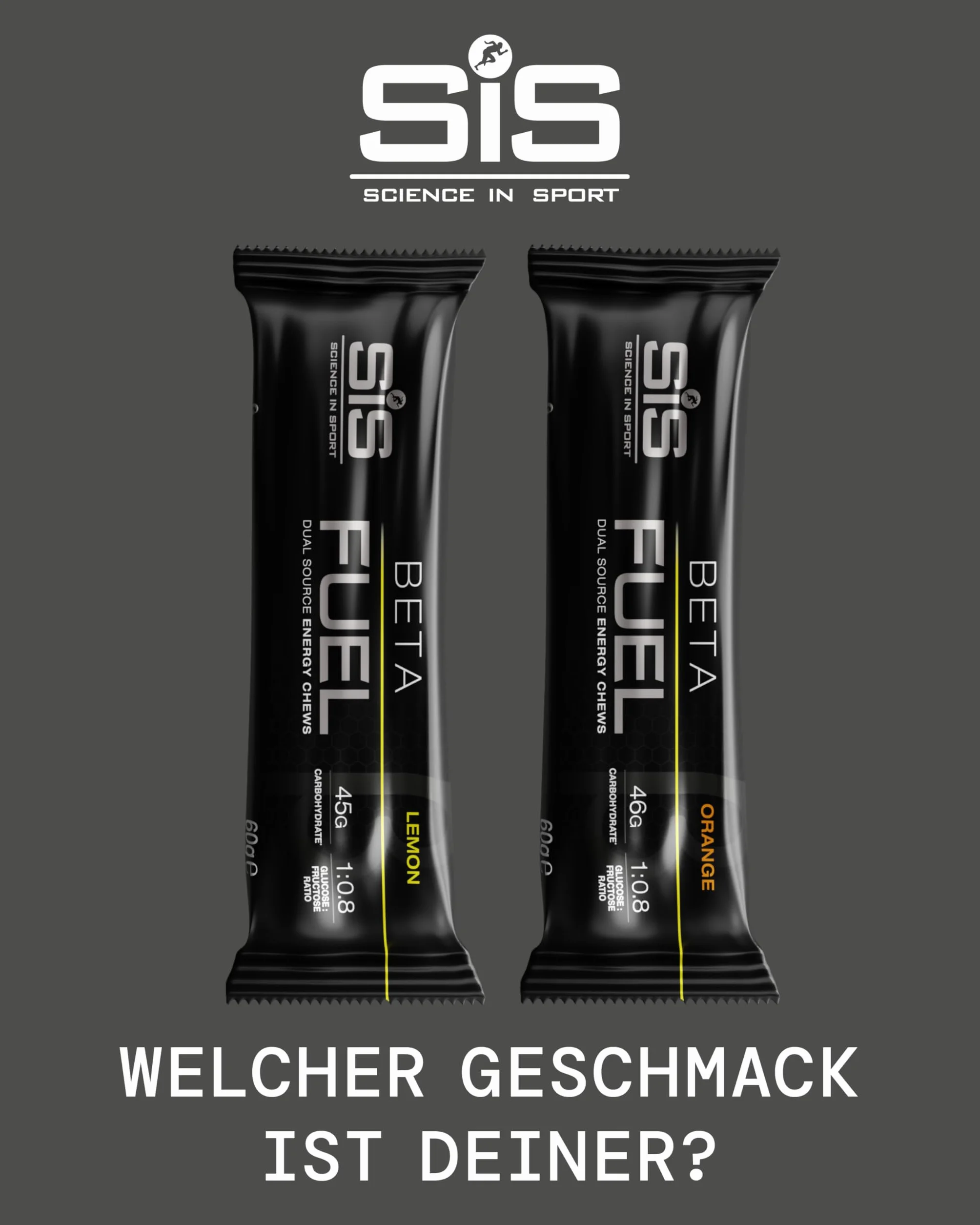 SIS Beta Fuel Energy Chews Orange 20x60g Batony Energetyczne