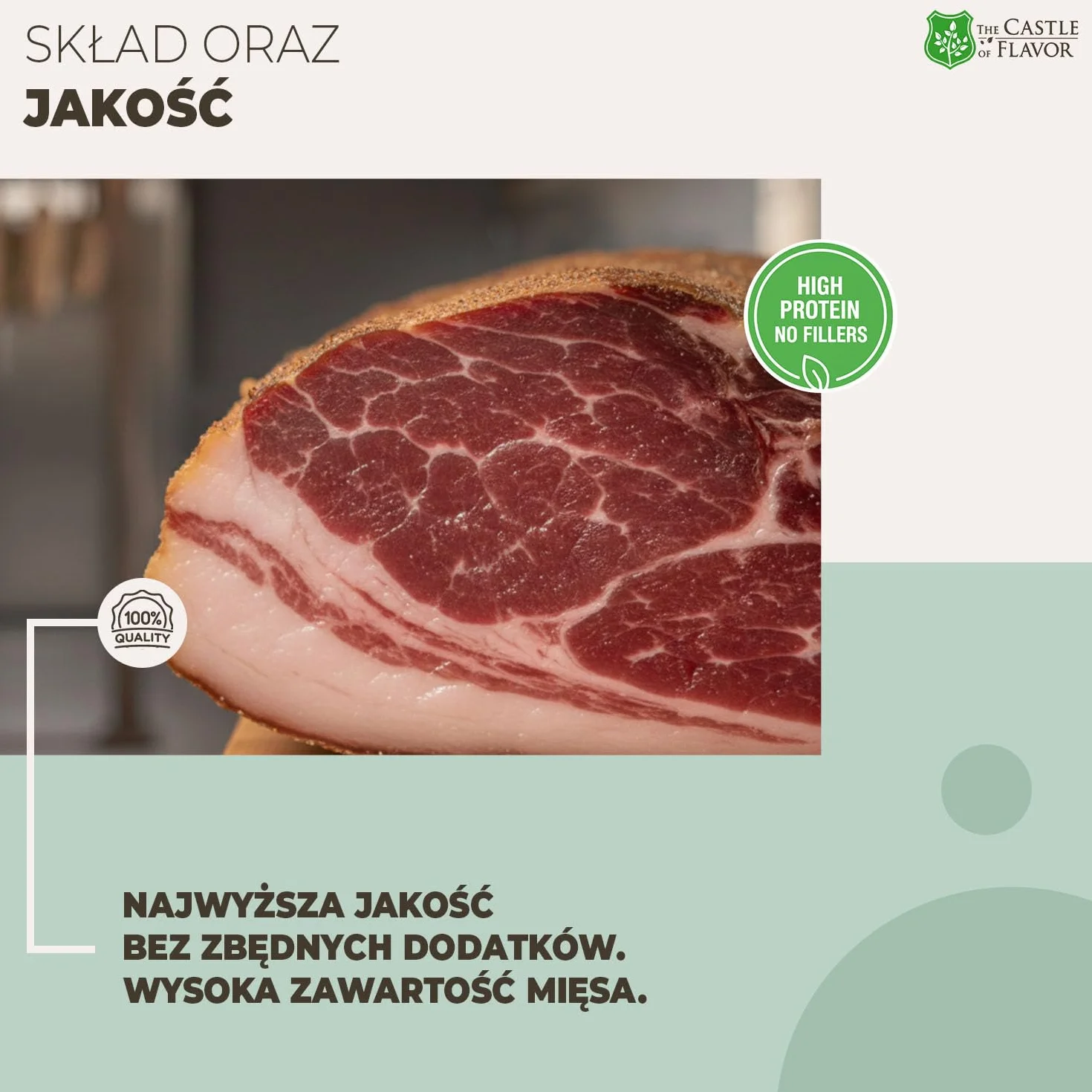 Suszona kiełbasa wieprzowa – marynowana w ziołach i tradycyjnie wędzona – tradycyjna wędzona i suszona kiełbasa wiejska, intensywny aromat jałowca i czosnku 2op. x 450g = 900g