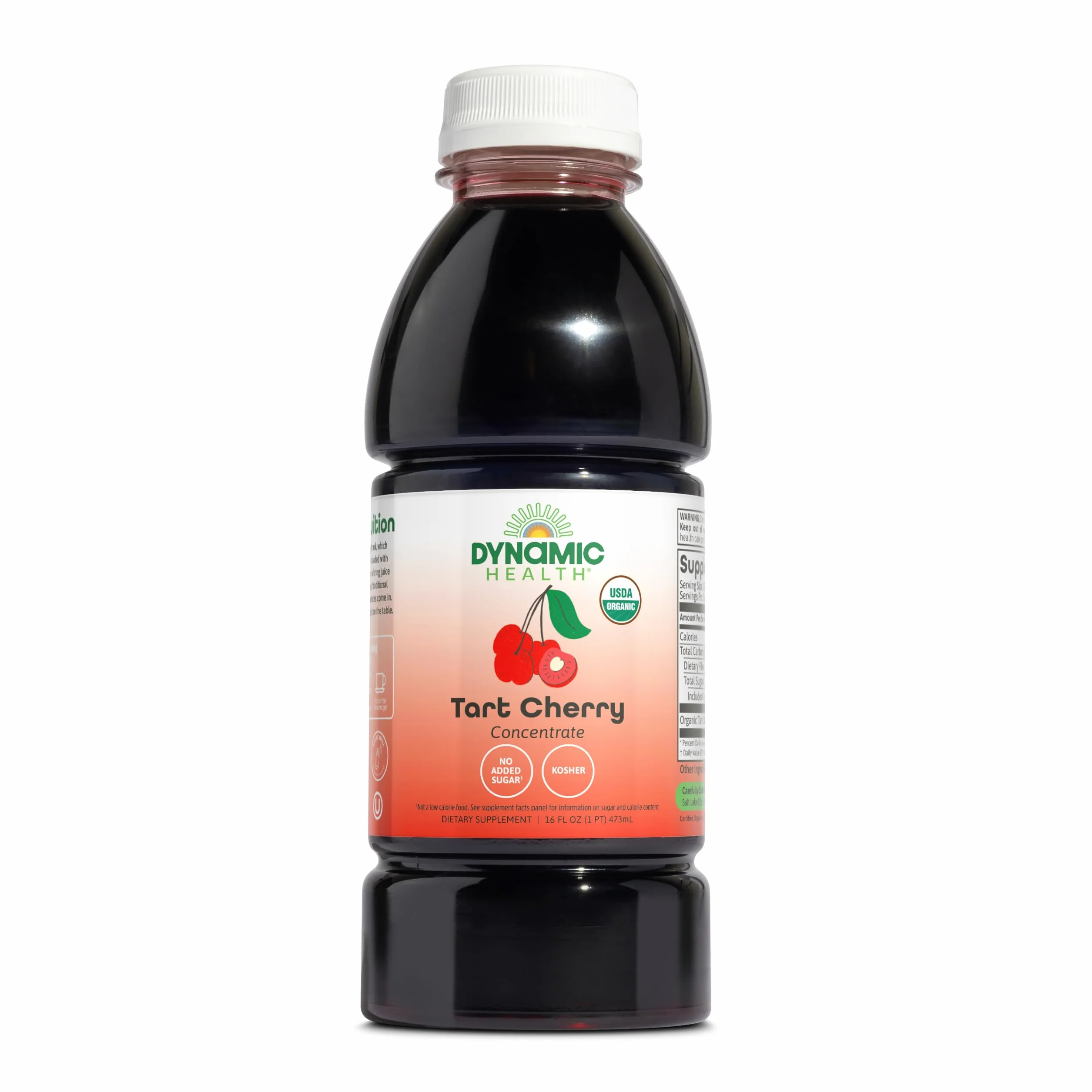 Dynamic Health Certified Organic Tart Cherry Juice Concentrate 16 oz