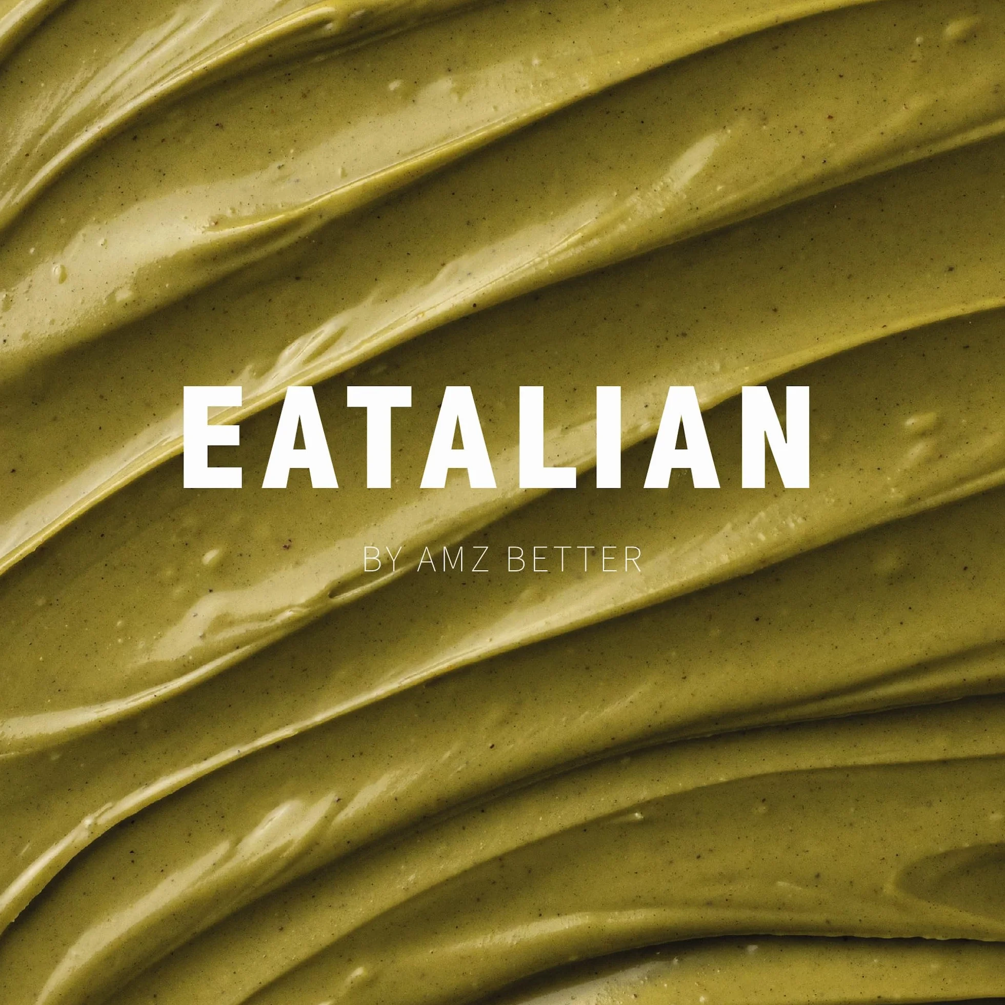EATALIAN by AMZ BETTER Krem proteinowy pistacjowy CRUNCHY 200 g, krem do smarowania z granulkami pistacji, słodki smak, idealny do pieczywa, do nadziewania deserów, czekolada z Dubaju