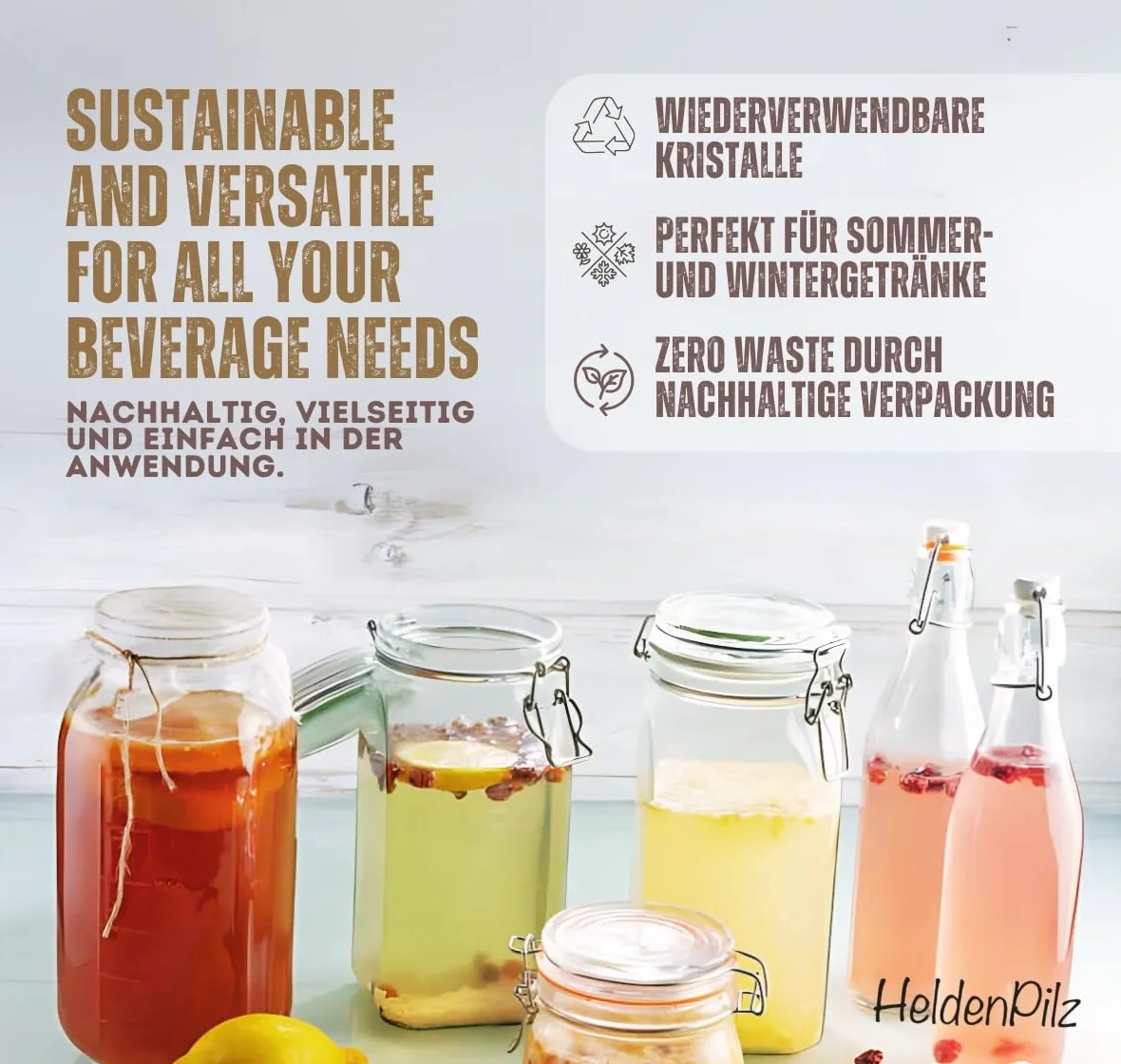 HeldenPilz zestaw startowy organicznego kefiru wodnego 30 g