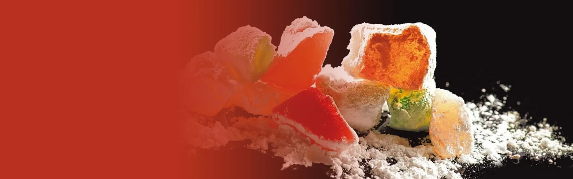 Loukoumi greckie galaretki pomarańczowe z bergamotką 200 g | KANDYLAS słodycze, tradycyjny deser do kawy, bez konserwantów, bałkańskie