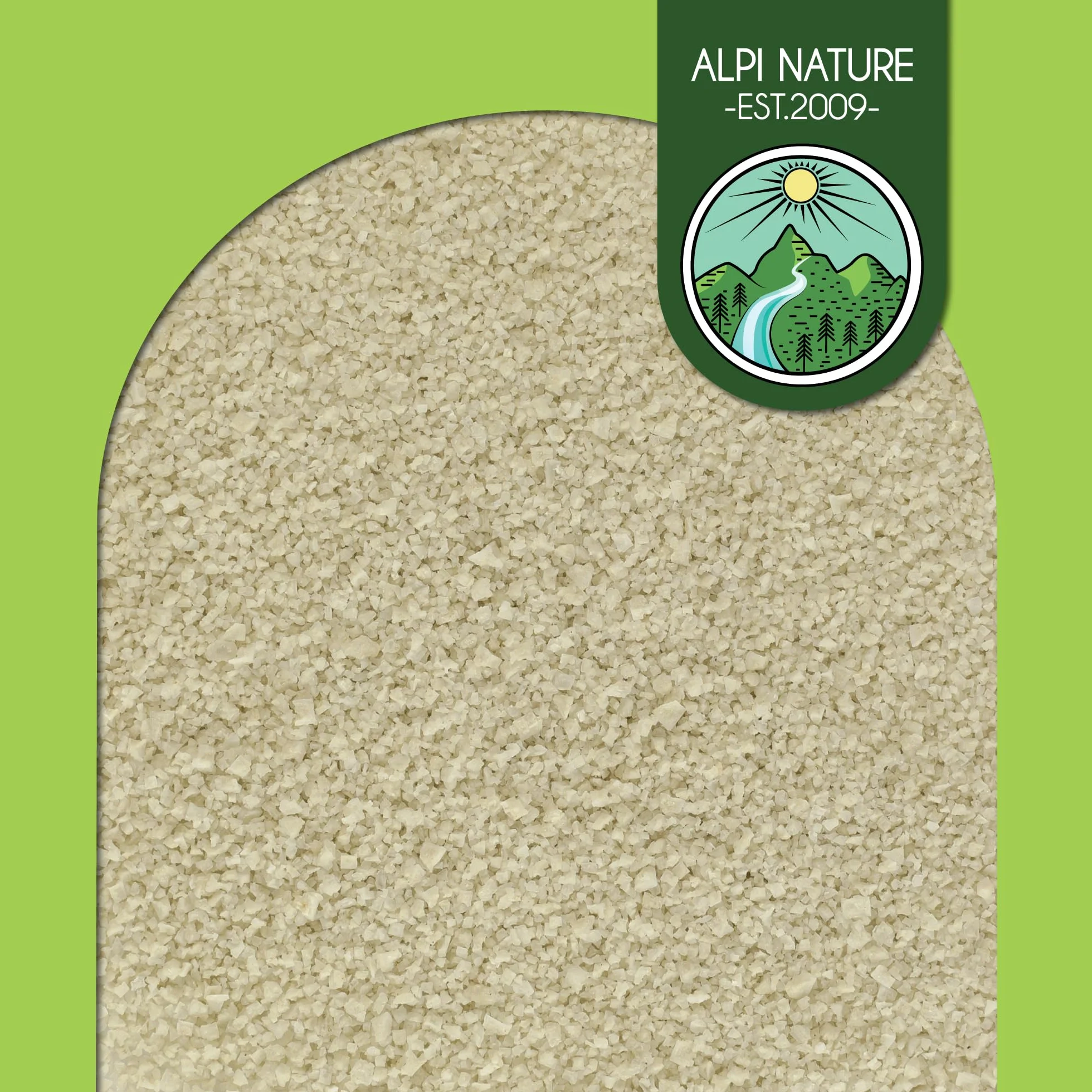 Alpi Nature Fleur de Sel de Guérande Gruboziarnista Sól 400g, Gruboziarnista Sól Morska z Guérande < 6 mm, Sel de Guérande ChNP