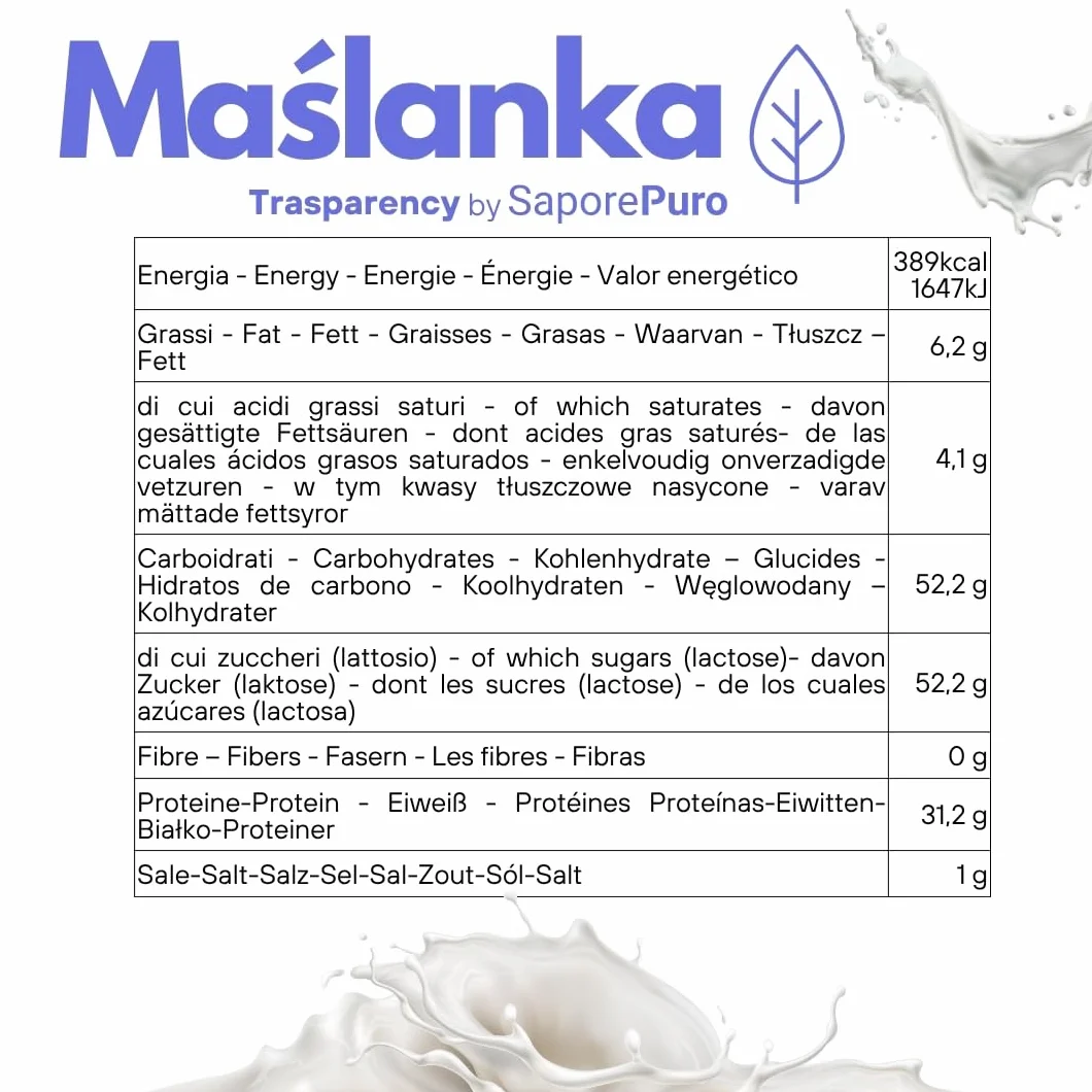 Saporepuro Maślanka w proszku 1 kg