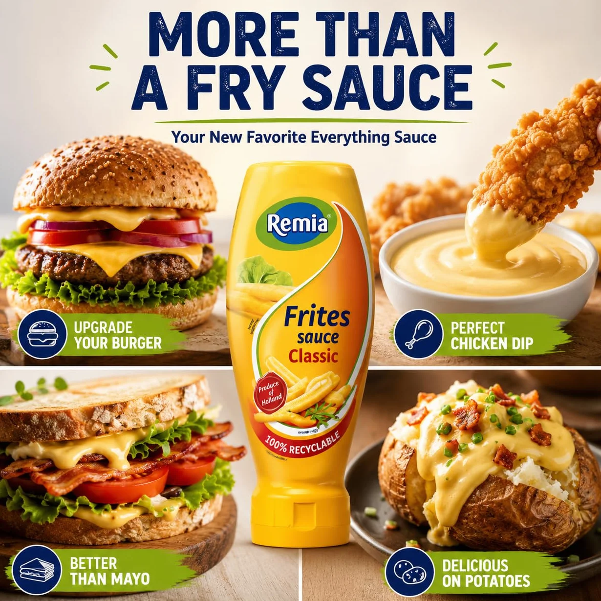 Remia Fritesaus - holenderski sos frytkowy - 500 ml