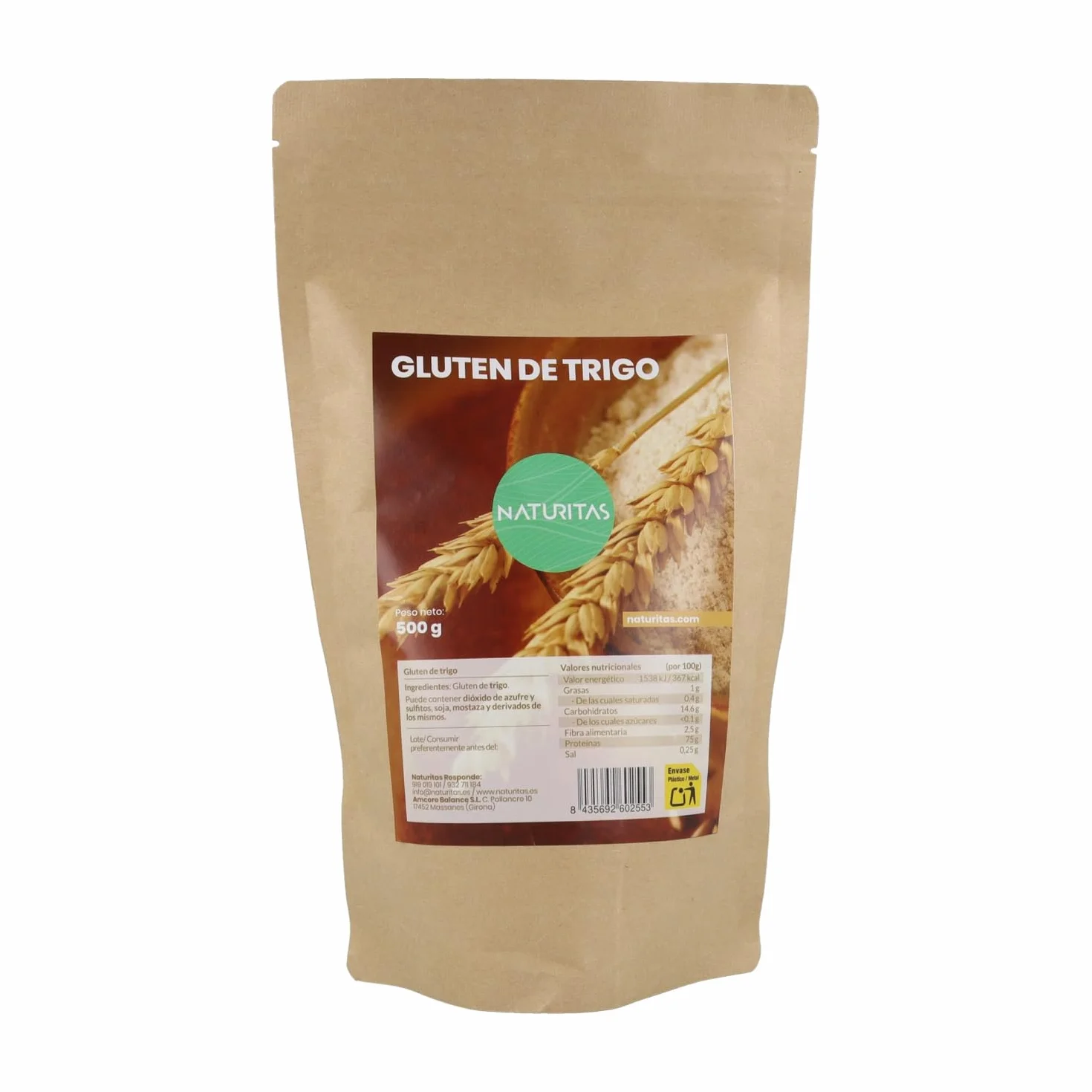 Gluten de trigo 500 g