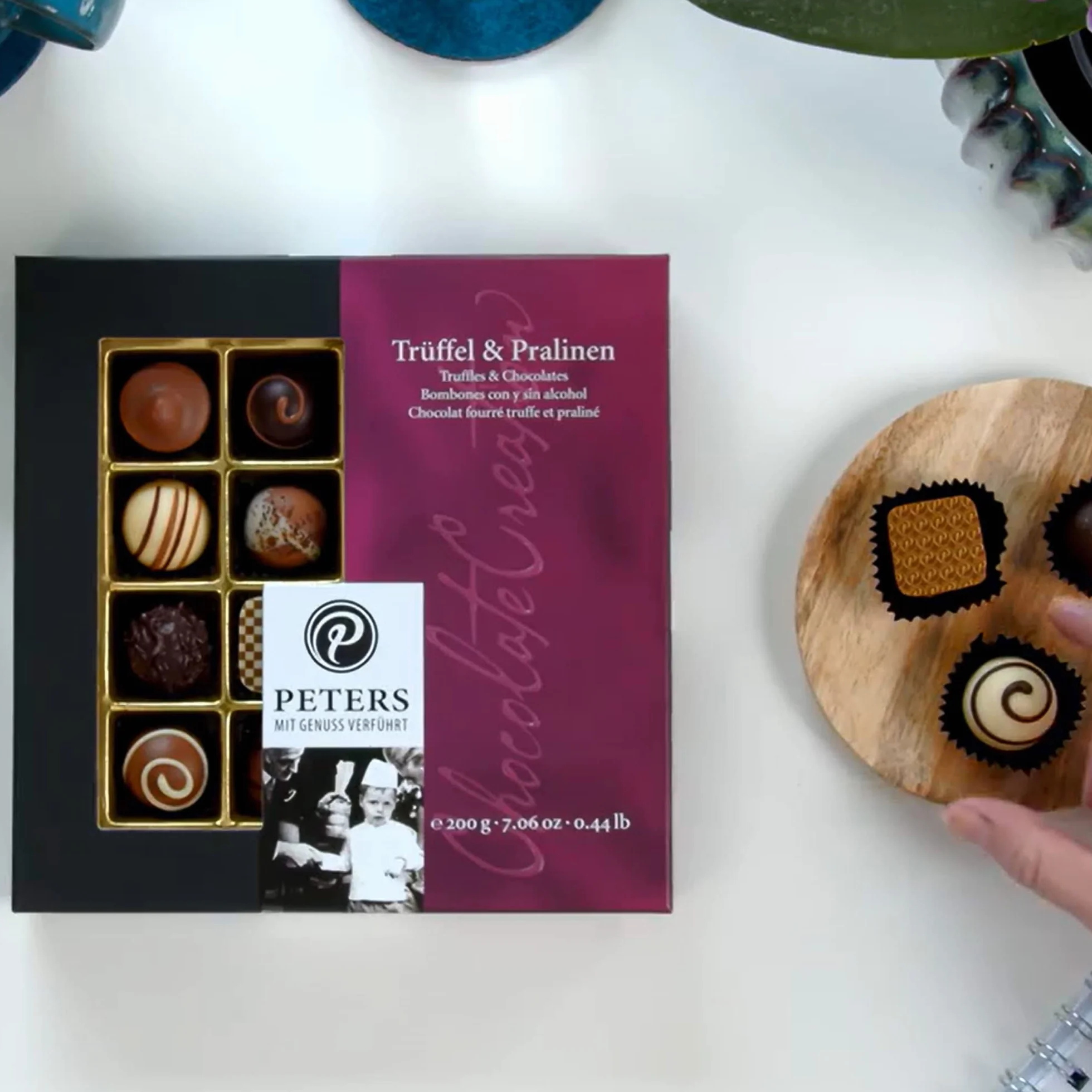 Peters Trüffel & Praliny 200 g pudełko na pralinki