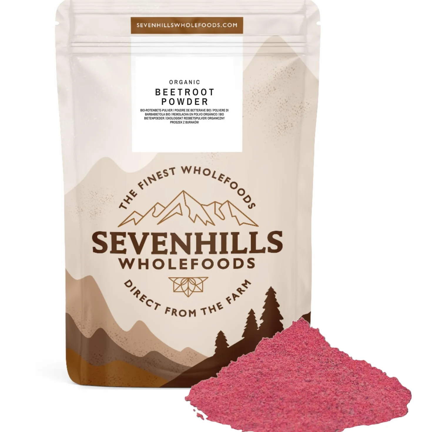 Sevenhills Wholefoods Organiczny Surowych Buraków W Proszku 200g