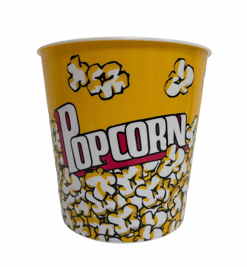 Wiadro Popcorn 3,6 l Pojemności Wielokrotnego Użytku Zmywalne Miska na Popcorn