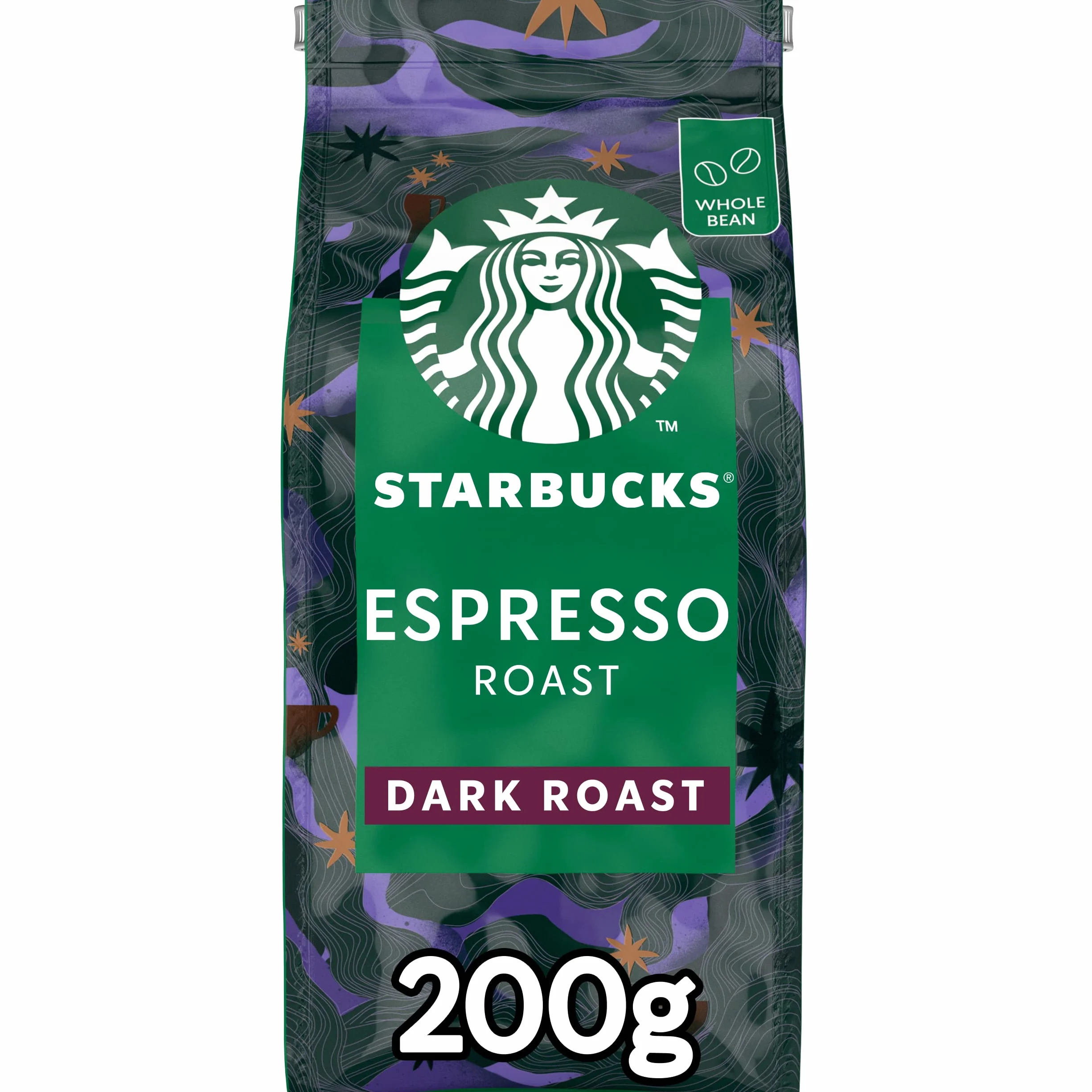 STARBUCKS Espresso Roast Kawa Ziarnista 200g Zestaw 6 sztuk