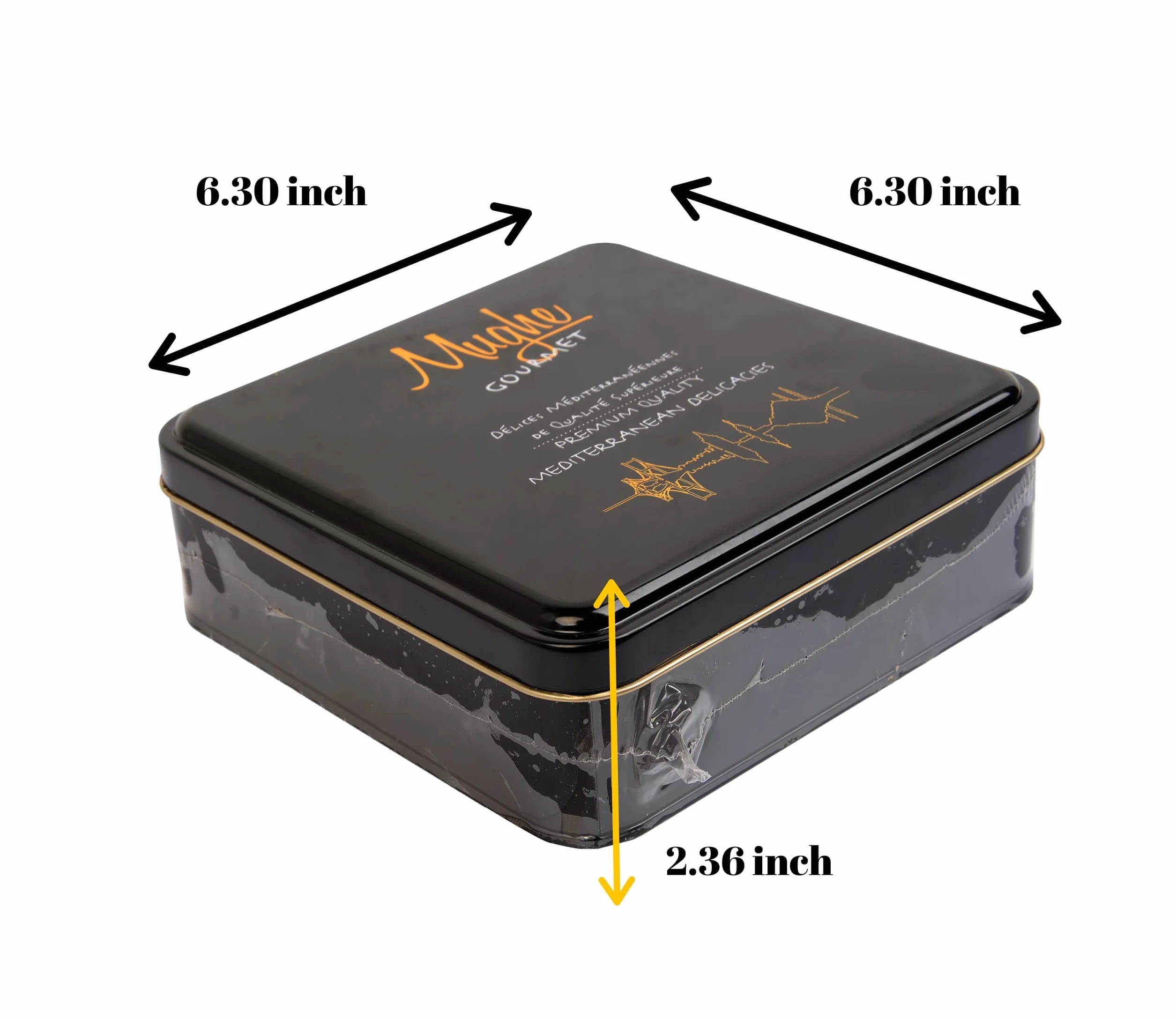 Baklava zestaw upominkowy 800 g 52 sztuki dwuwarstwowe ciasta liściastego Mix Gourmet