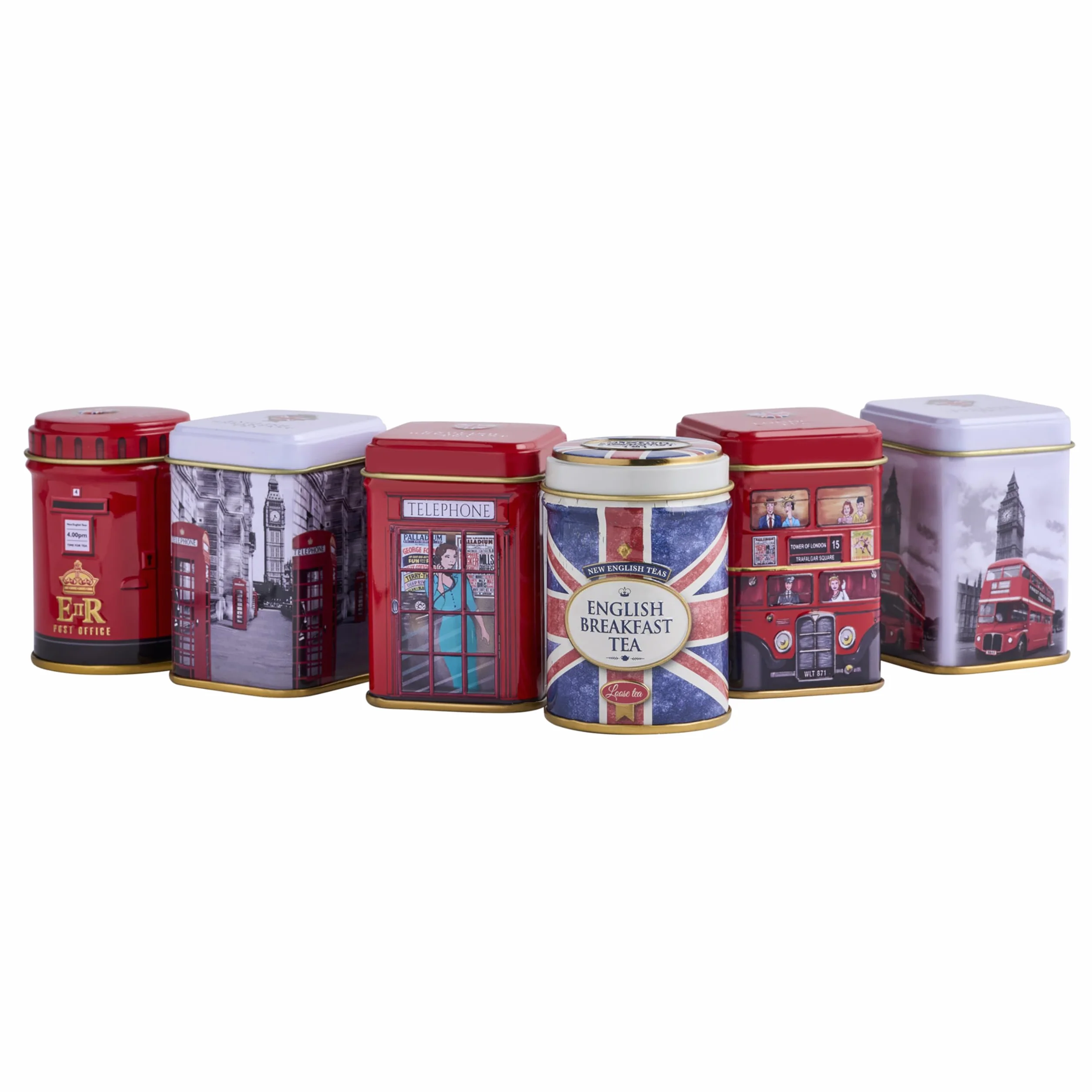 New English Teas Brytyjska mini puszka herbata selection 140 g
