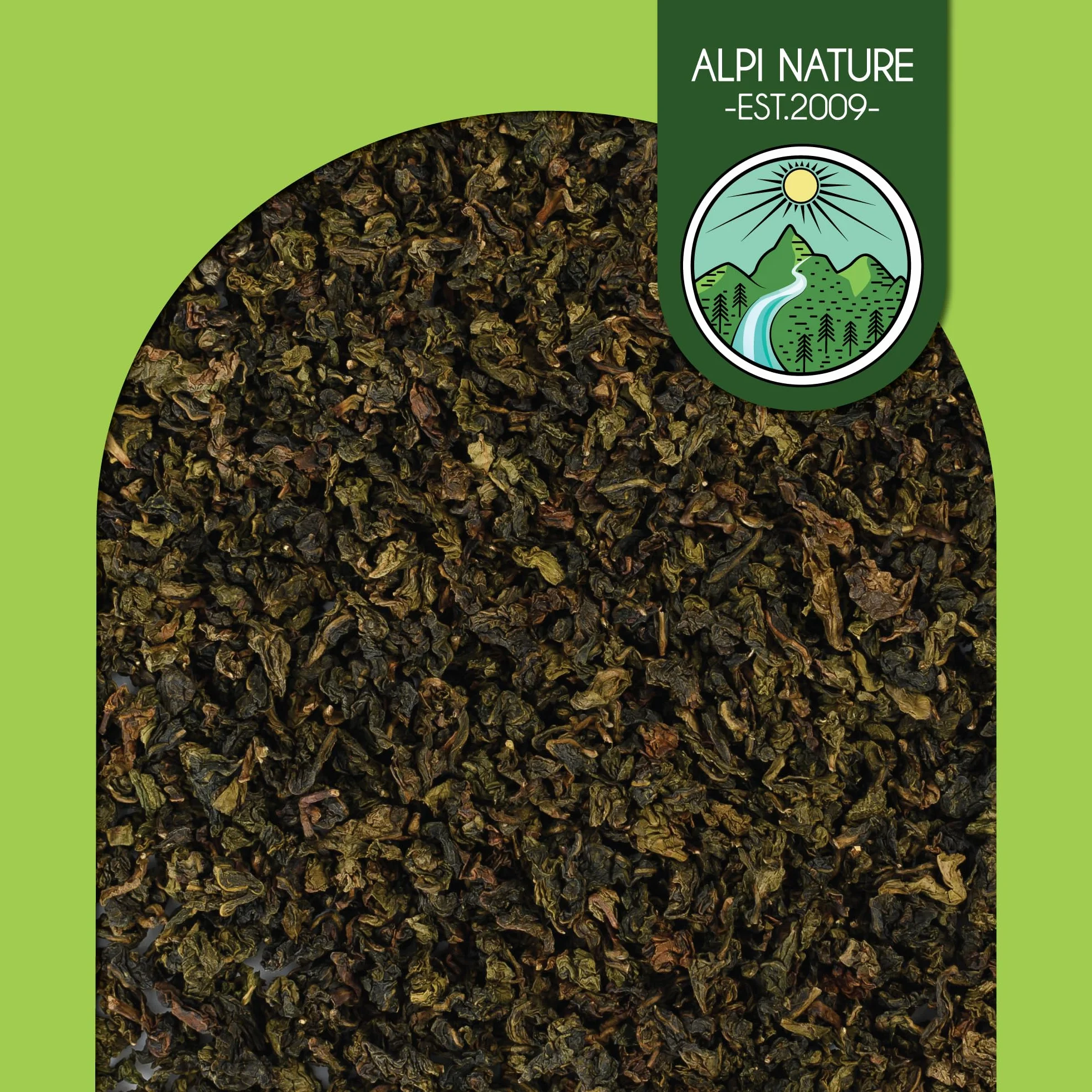 Alpi Nature Herbata Oolong 250g, Chińska Herbata Oolong Liściasta, Naturalnie Zawierająca Kofeinę