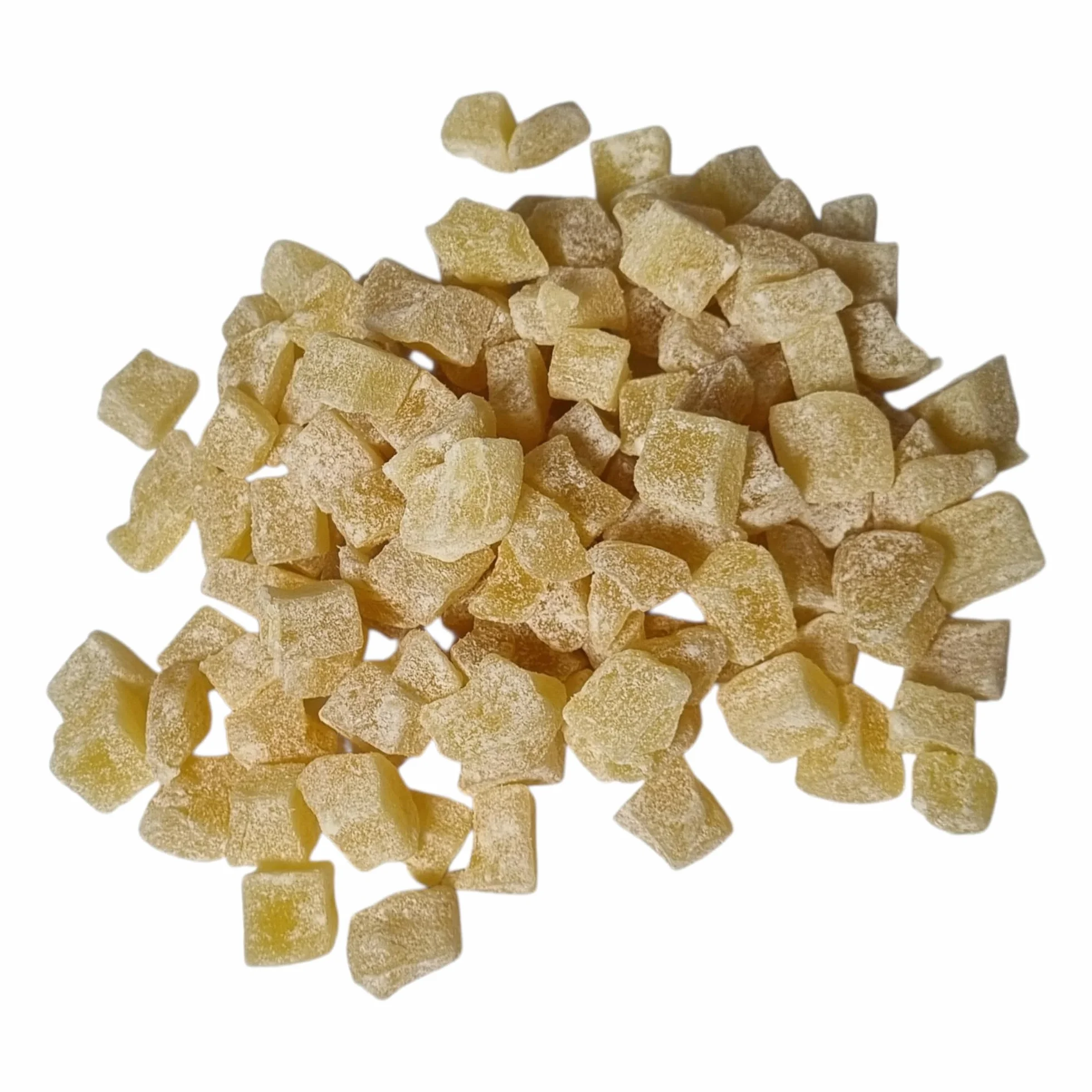 IGART FOOD & WOOD Imbir Kandyzowany Kostka Aromatyczny Dodatek do Herbaty Wypieków oraz Deserów Słodka Przekąska (250g)