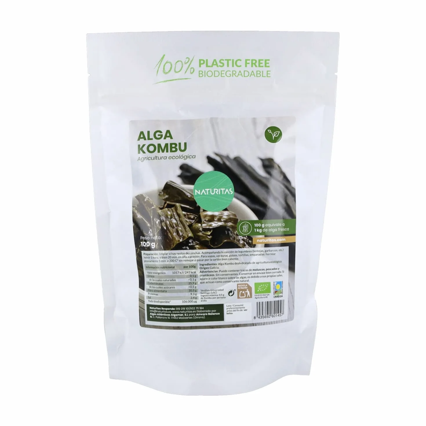 Alga Kombu Bio 100 g