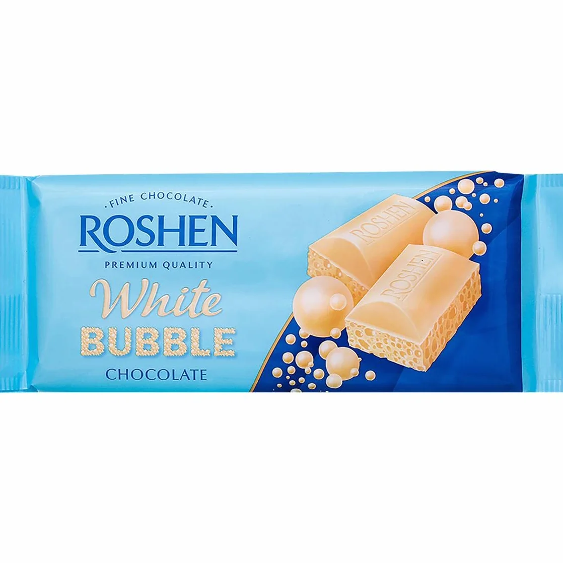 ROSHEN Biała czekolada bąbelkowa, 80 g