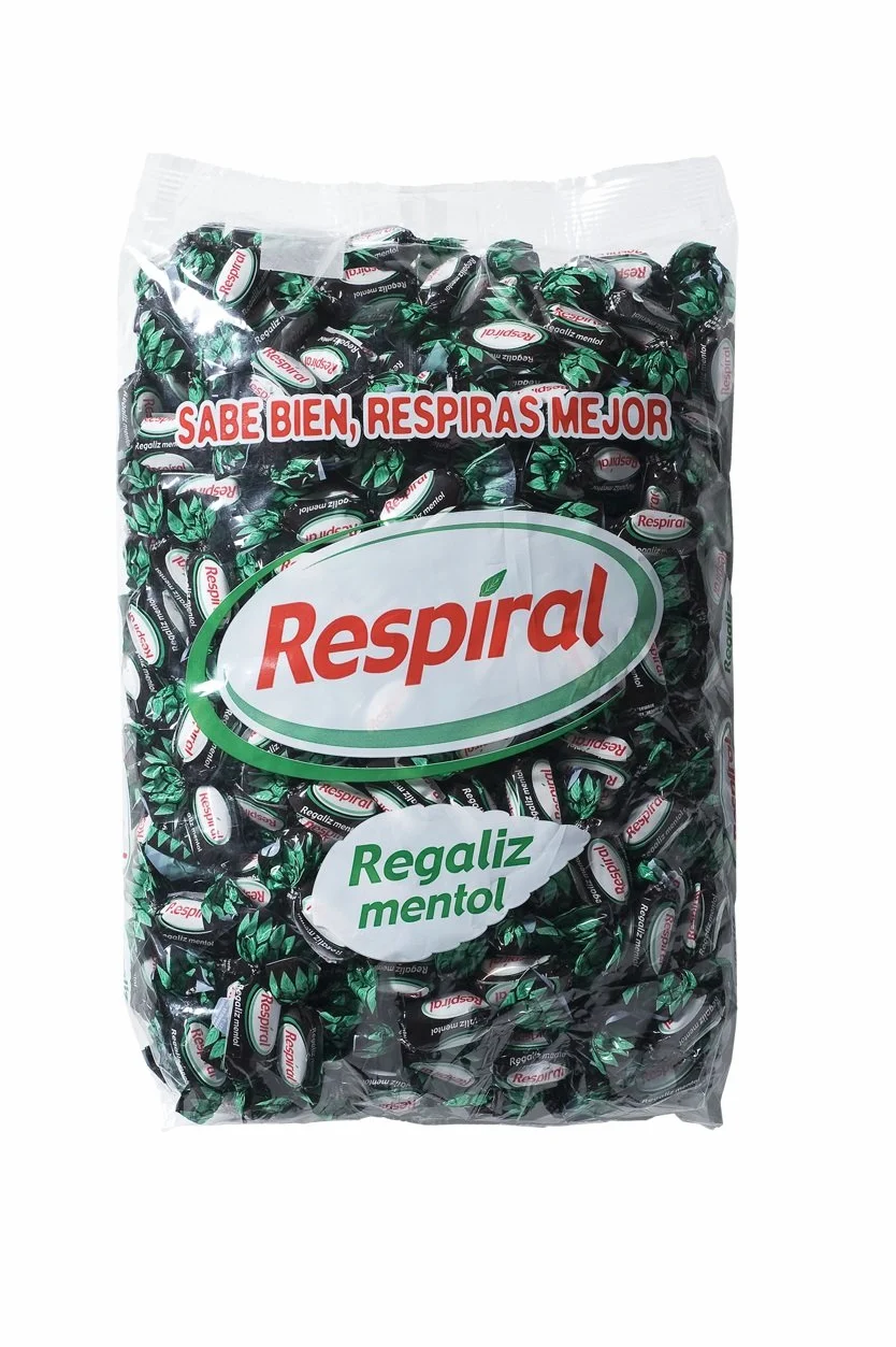 Cadburry - Caramelos respiral regaliz mentol bolsa 1 kg (300 unid aprox)