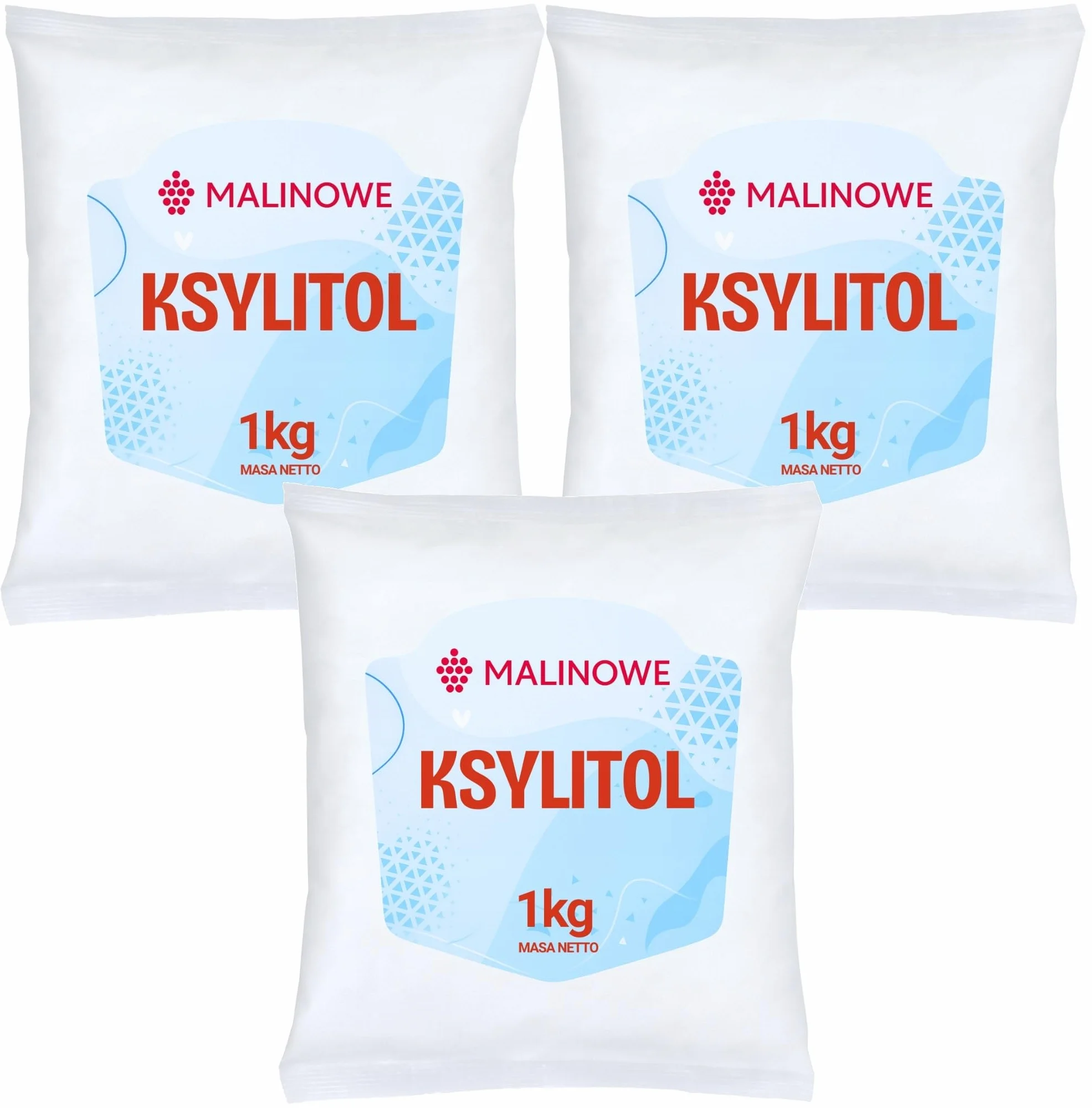 KSYLITOL Cukier Brzozowy 3x1kg Zamiennik Cukru