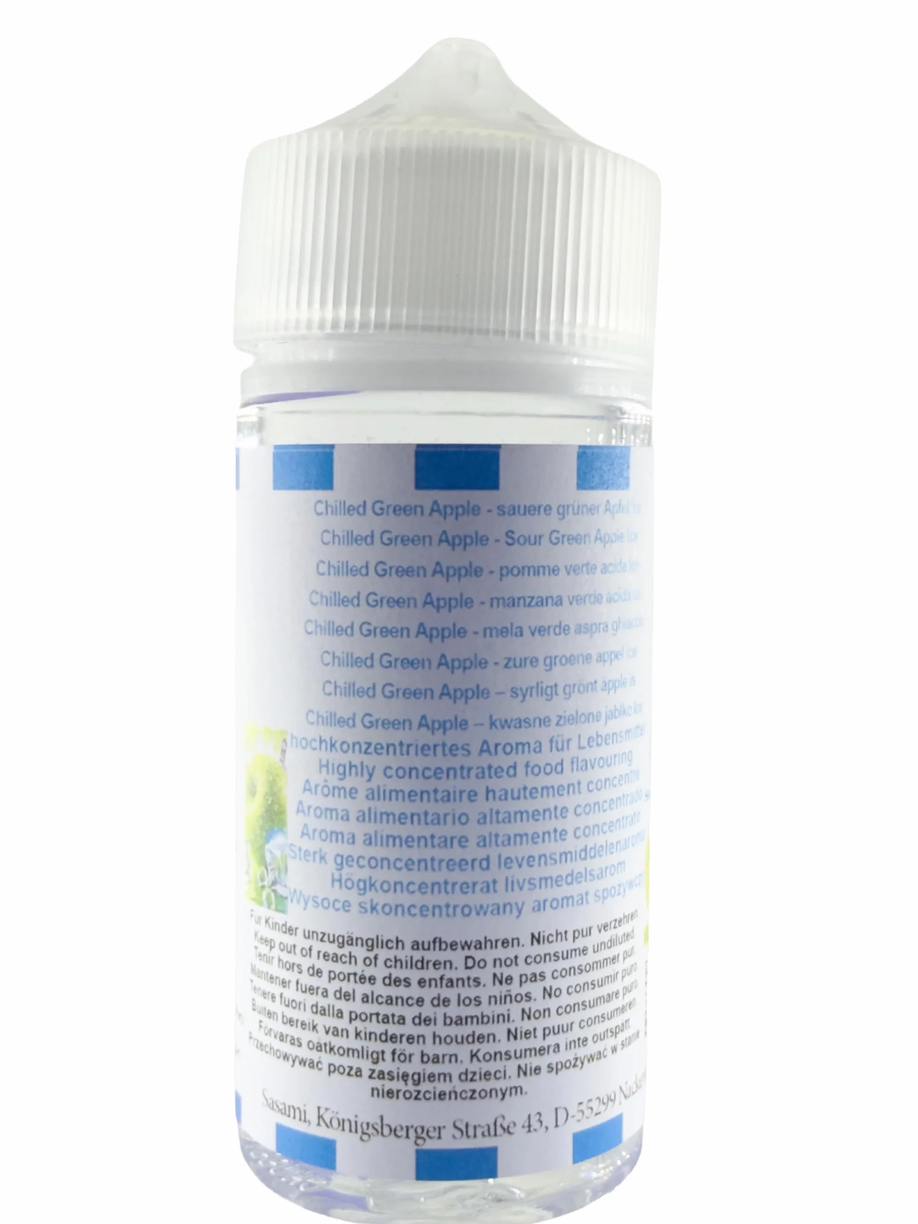 Chilled Green Apple – kwaśne zielone jabłko Ice aromat koncentrat – Wegański – Sasami – 10ml