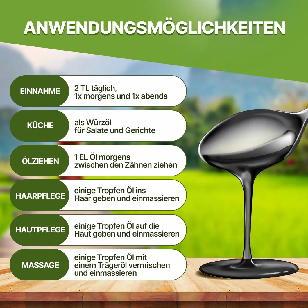 Olejek z czarnuszki Bio tłoczony na zimno 100% Nigella sativa z Egiptu