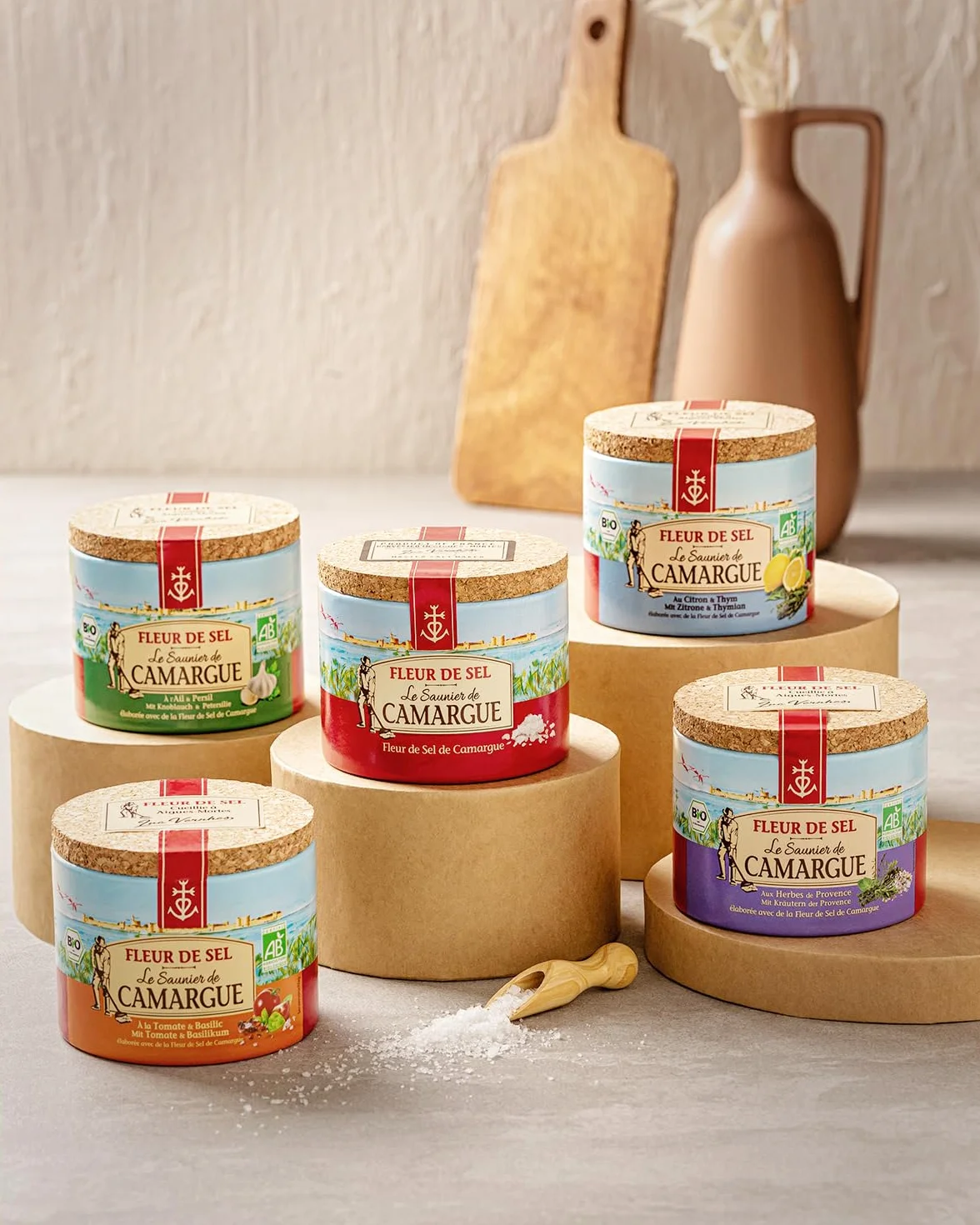 Le Saunier de Camargue Fleur De-Sel czosnek pietruszka, 125 g