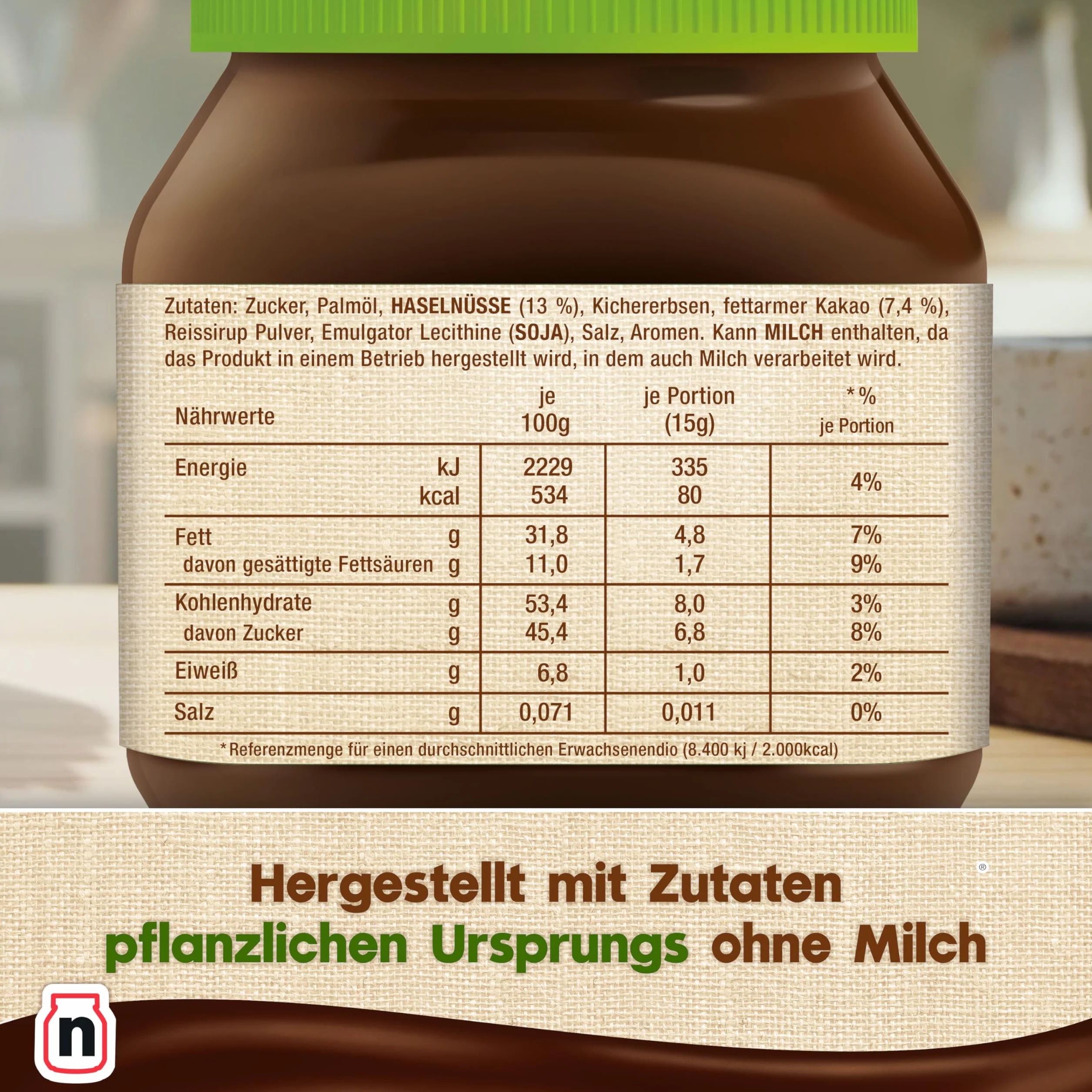 Ferrero Nutella Plant Based wegańska 350g