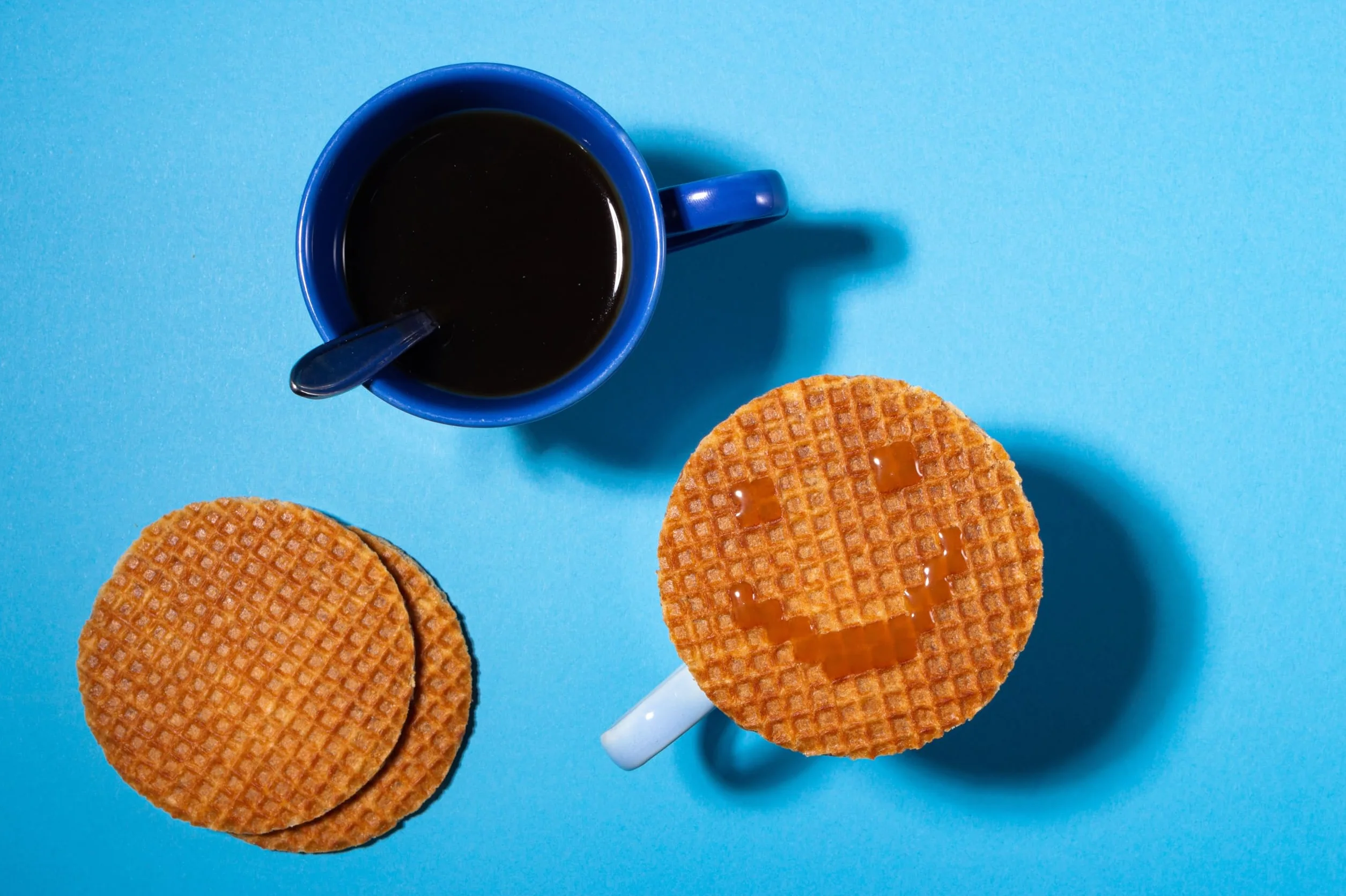 Daelmans Mini Stroopwafels 200 Indywidualnie Pakowane 4,5 cm Holenderskie Wafle Karmelowe