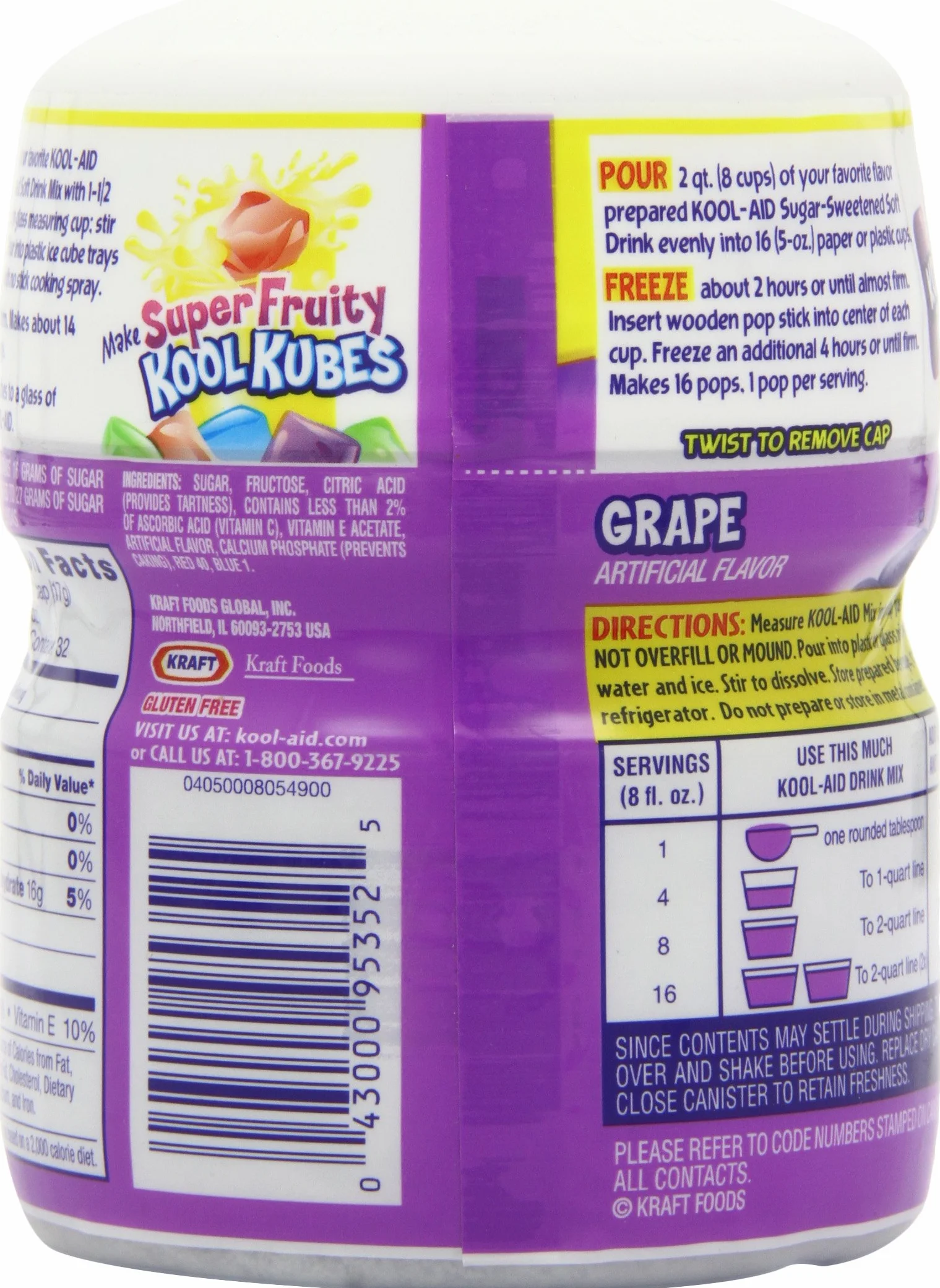 Kraft Kool-Aid Grape, 1 opakowanie 538 g