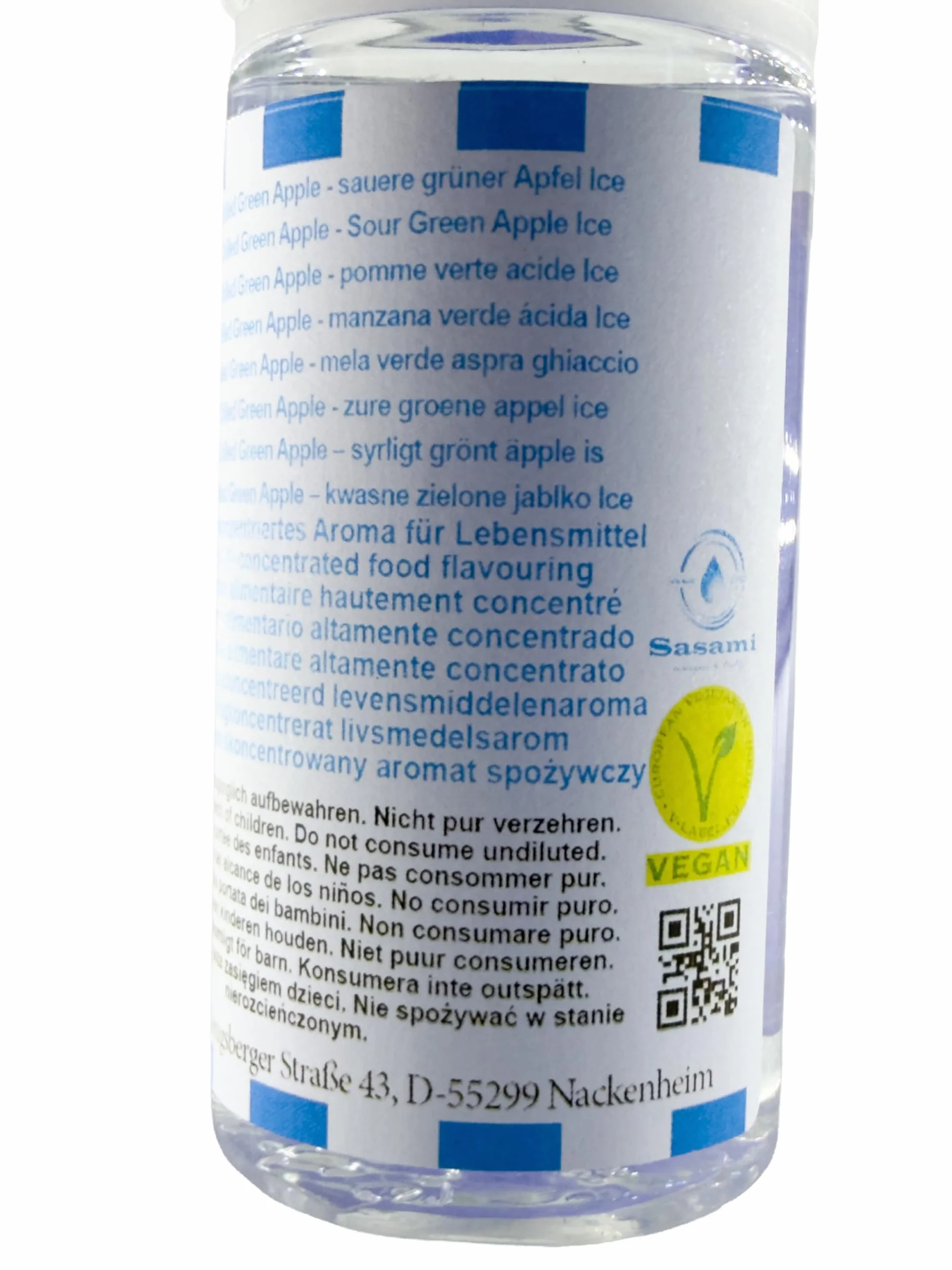 Chilled Green Apple – kwaśne zielone jabłko Ice aromat koncentrat – Wegański – Sasami – 10ml