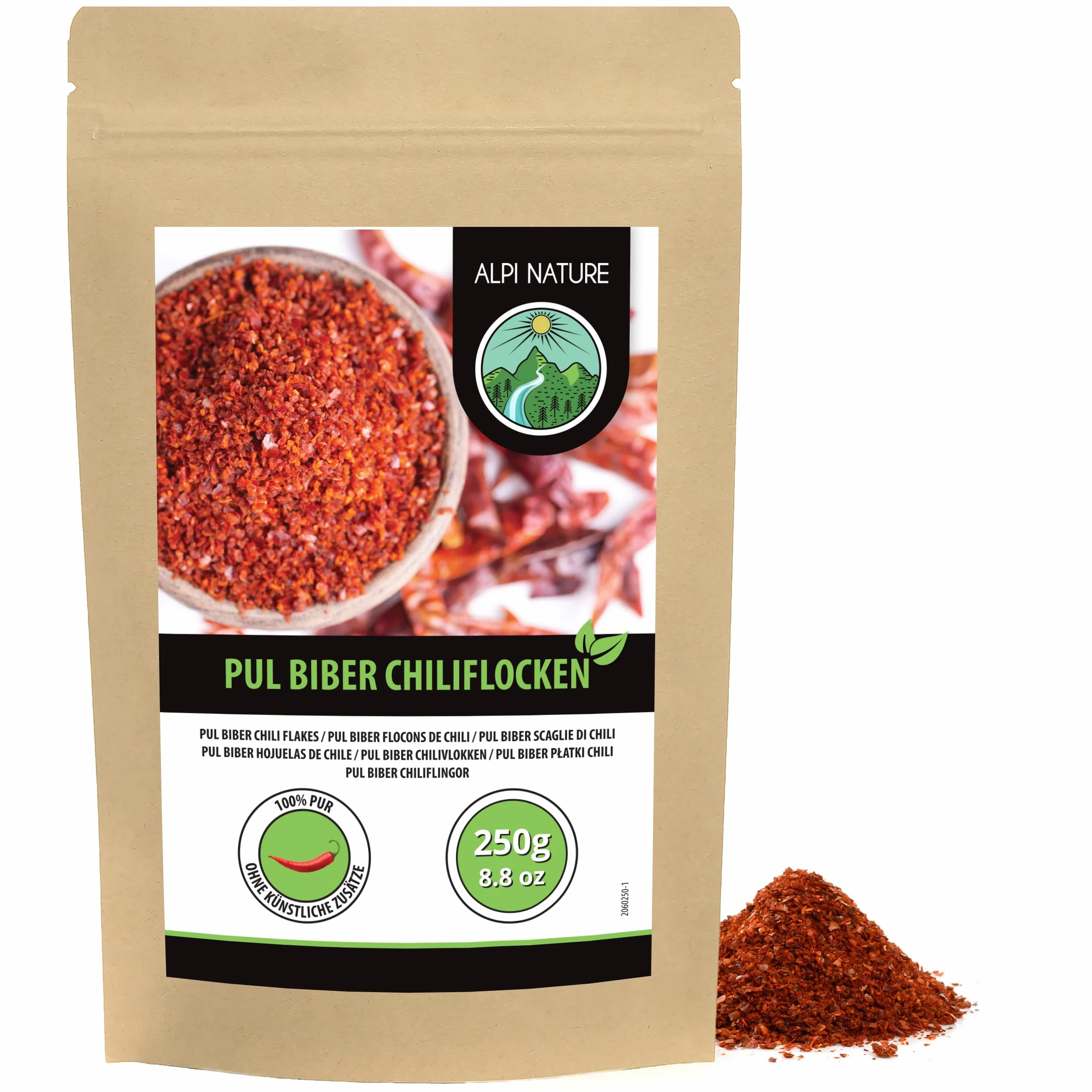 Alpi Nature Pul Biber 250g Płatki Chili Kruszone Papryczki Chili do Gotowania