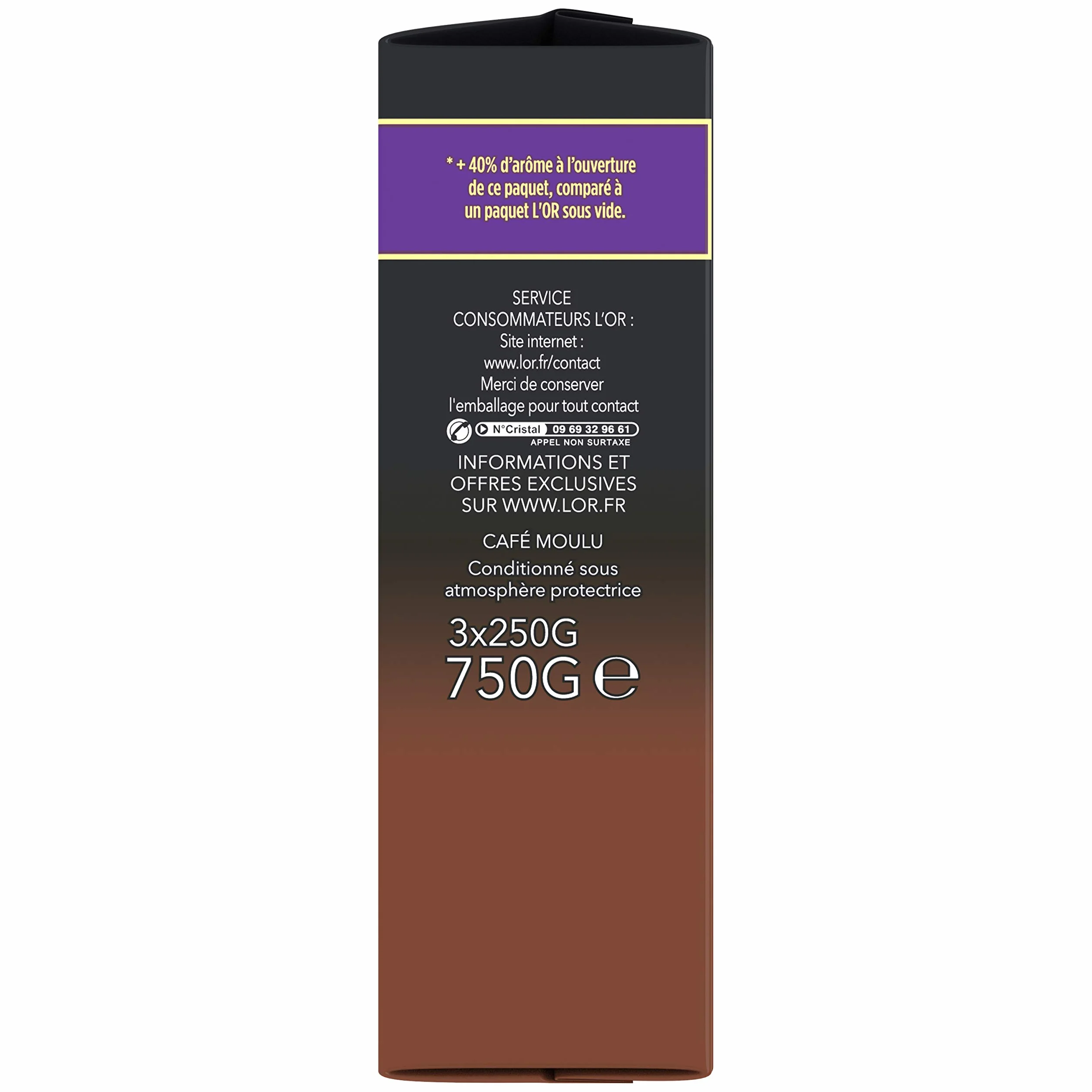 L'Or Coffee Mielona Intense, 3 x 250 g