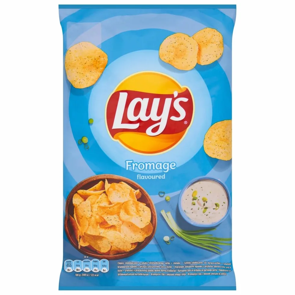 Lay's Chipsy ziemniaczane fromage o smaku śmietanki z ziołami 130 g