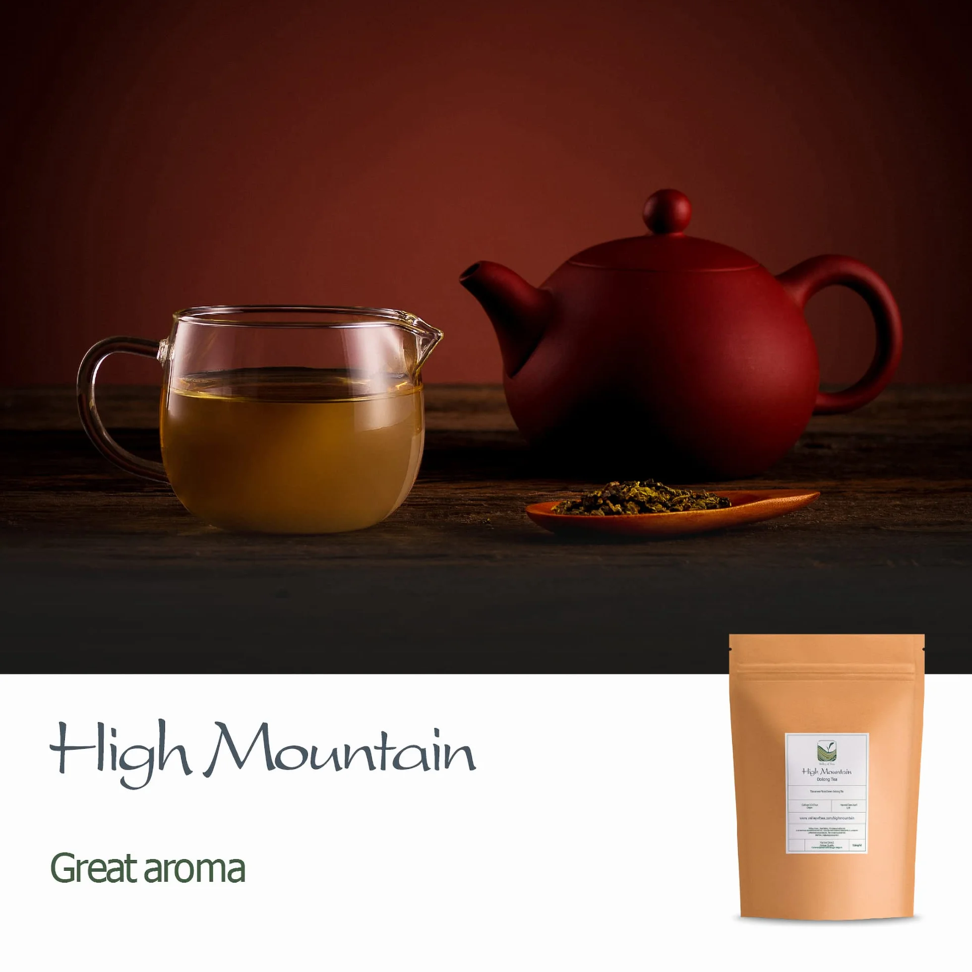 Tie Guan Yin Oolong Tea - Taiwanese High Mountain Green Oolong - Tieguanyin Wu Long Tea From Taiwan 100g