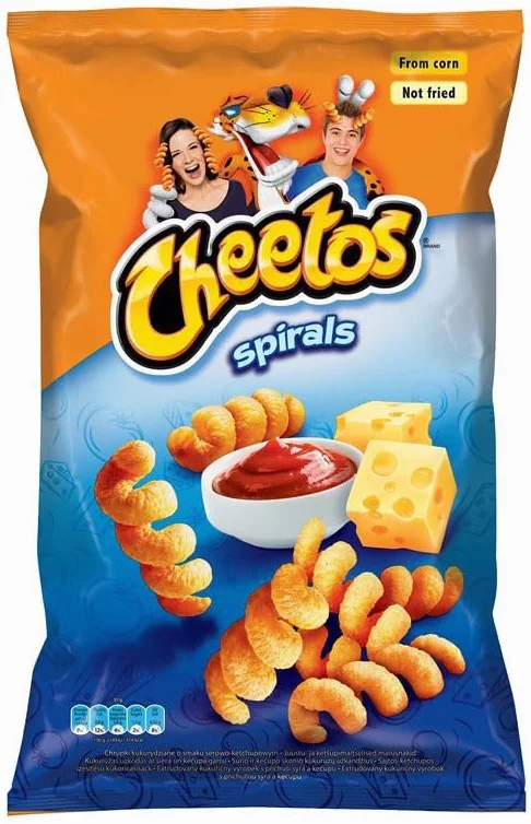 Cheetos Chrupki kukurydziane o smaku ser-ketchup 130 g