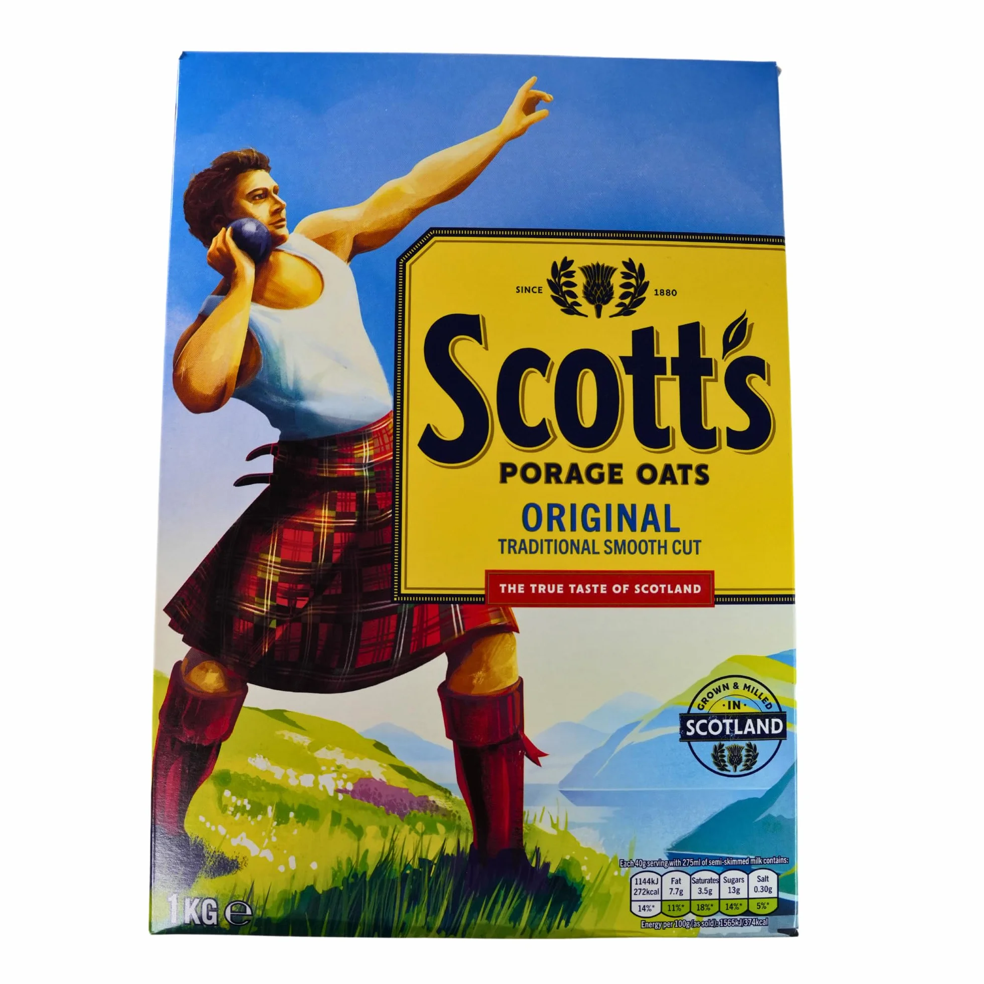 Scott's Porage Oats Original (1 kg) - opakowanie 2 szt.