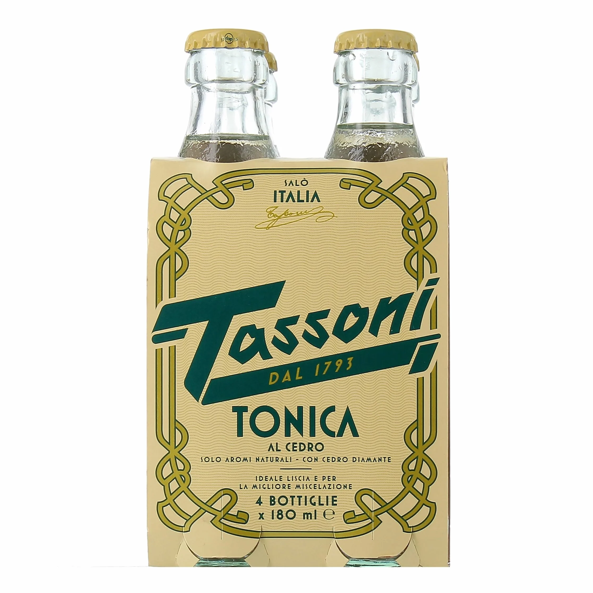 Tassoni Tonica Cedro 4x180ml włoski tonik
